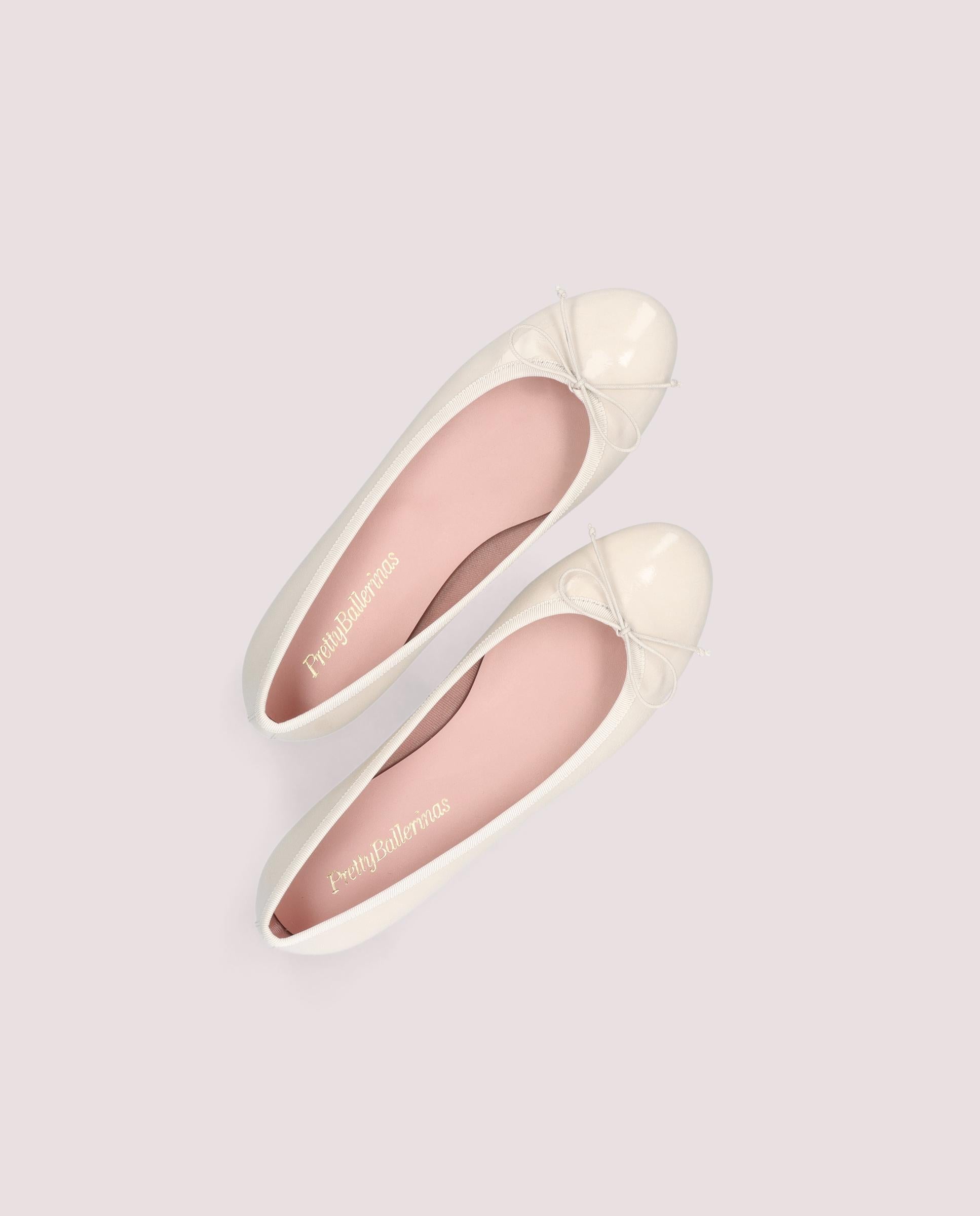 Nicole Blancos Patent Leather Ballerinas