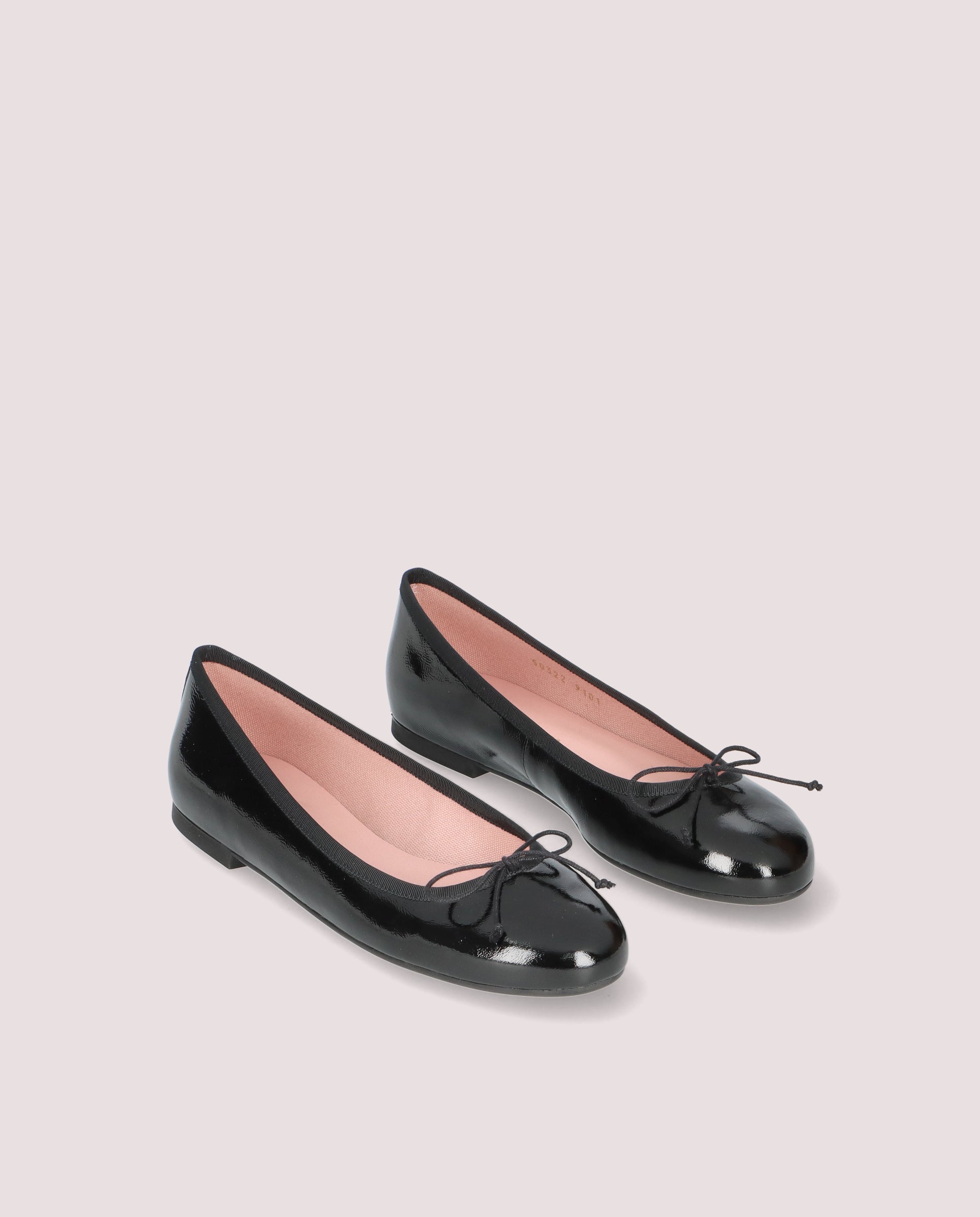 Pretty Ballerinas ブラックバレエシューズ38.5 Nicole Black Patent Leather Ballet Flats