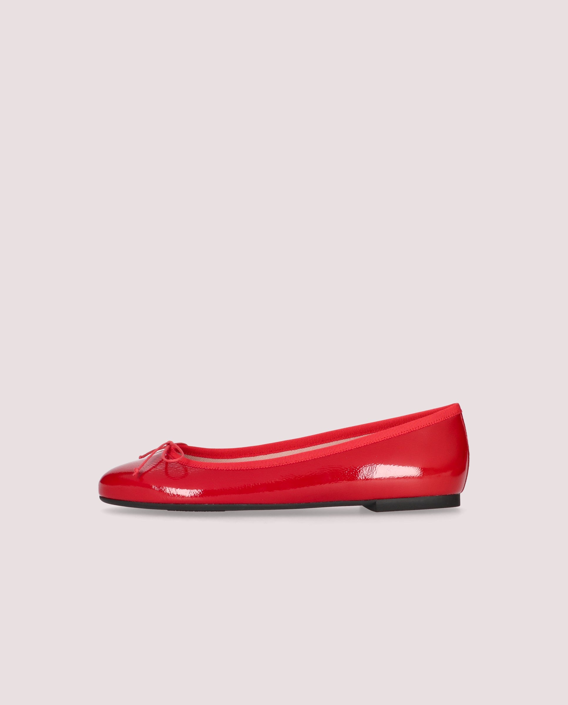 Nicole Rojos Patent Leather Ballet Flats