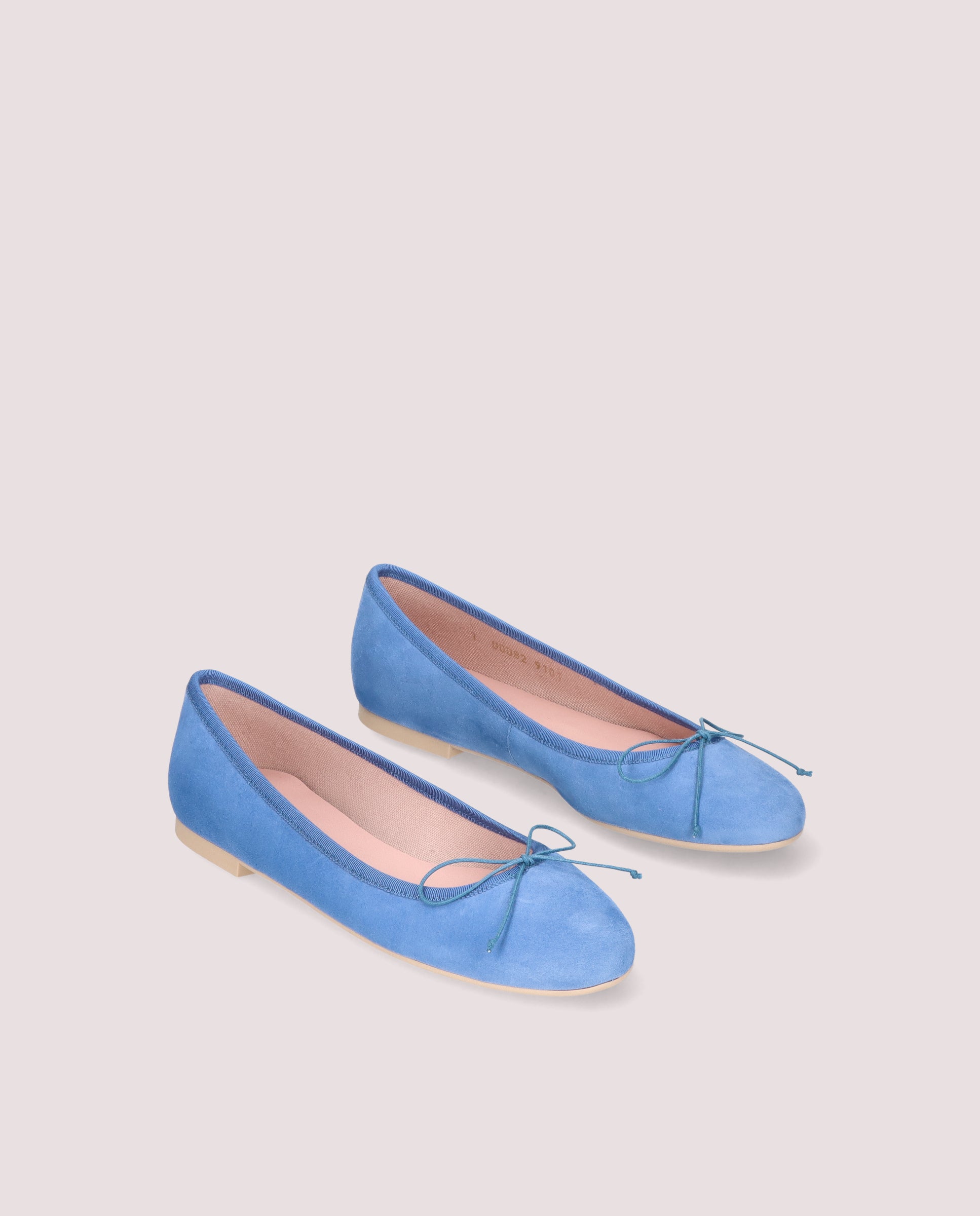Nicole Blue Suede Ballerinas