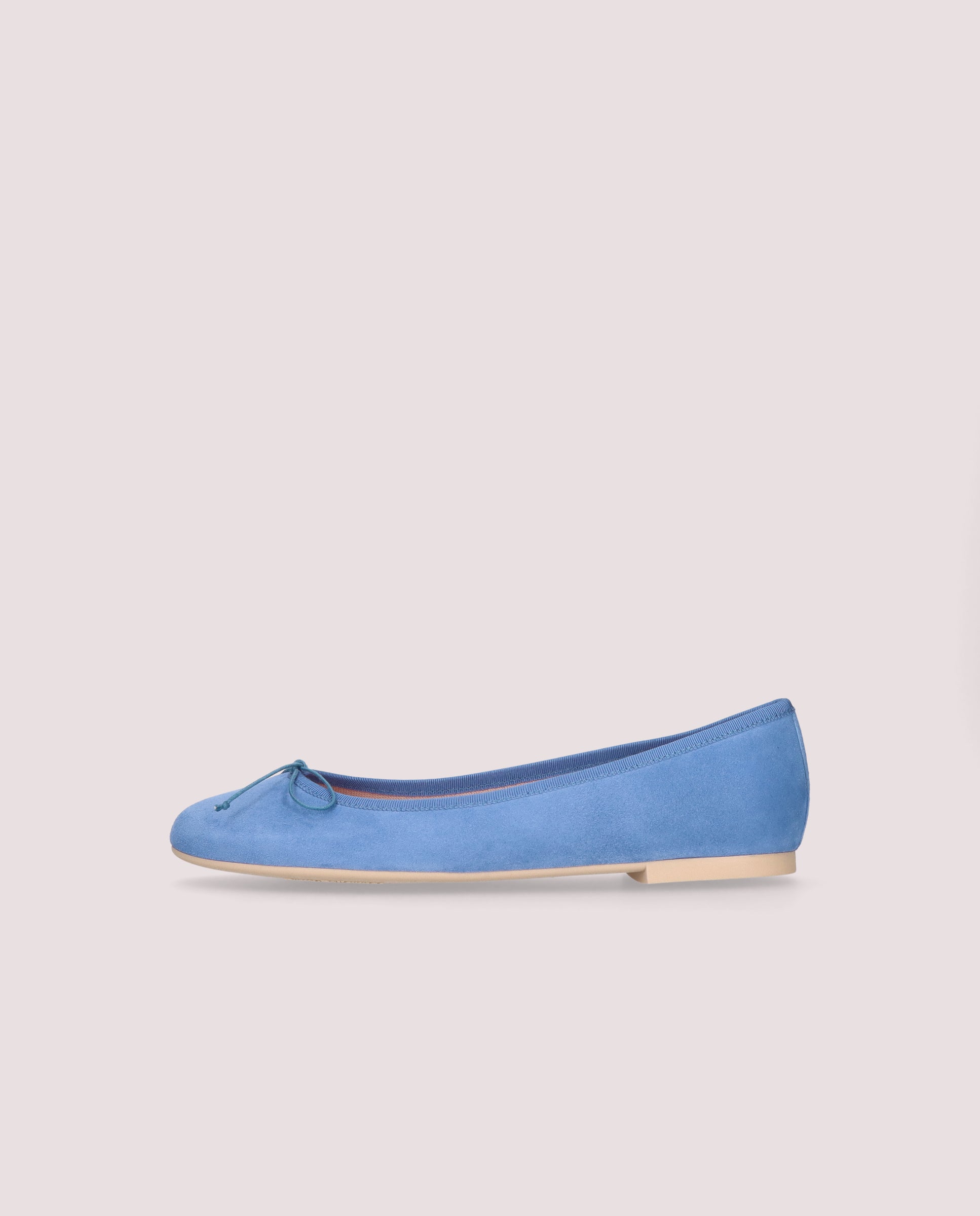 Nicole Blue Suede Ballet Flats