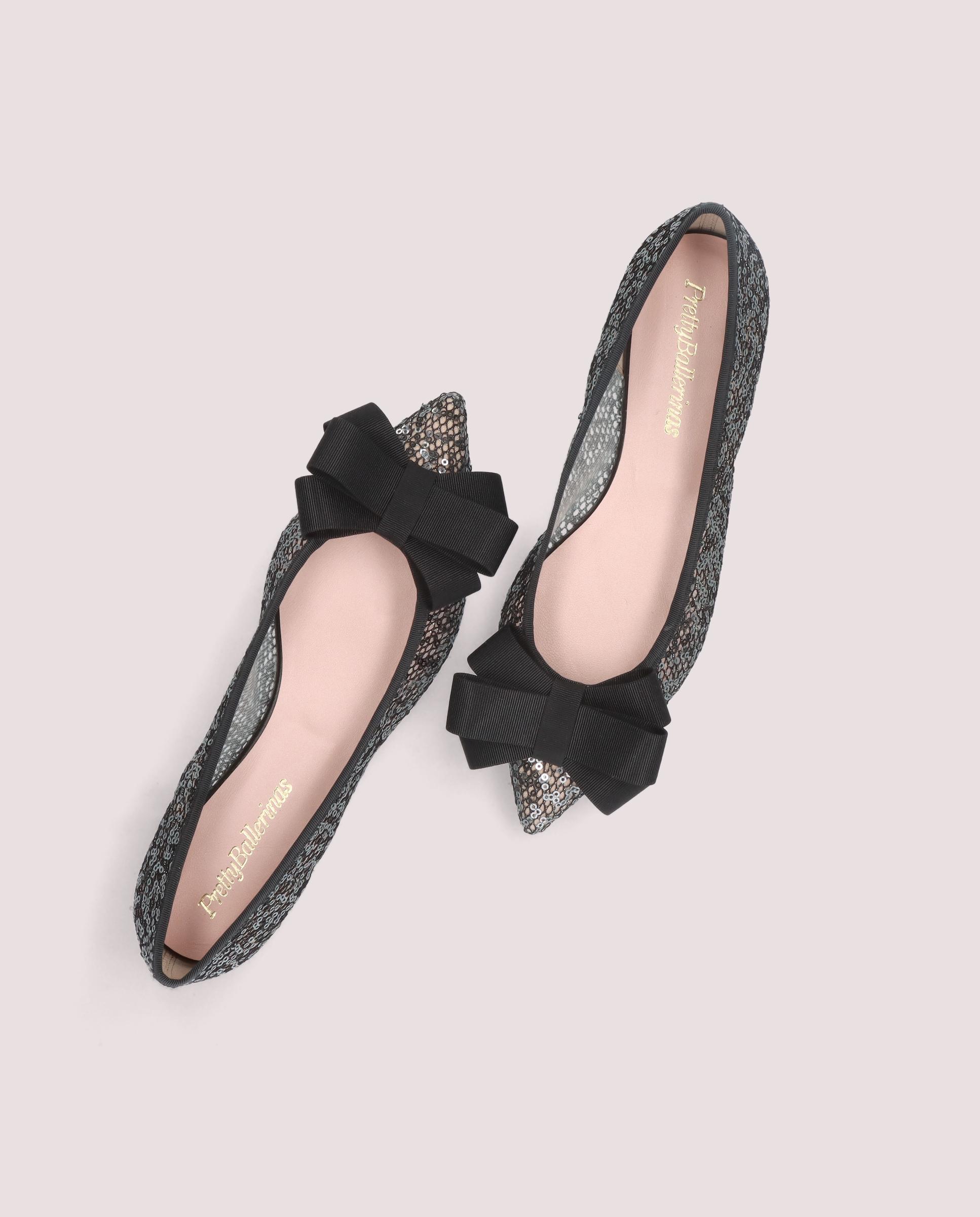 Ella Negros Red Ballerinas