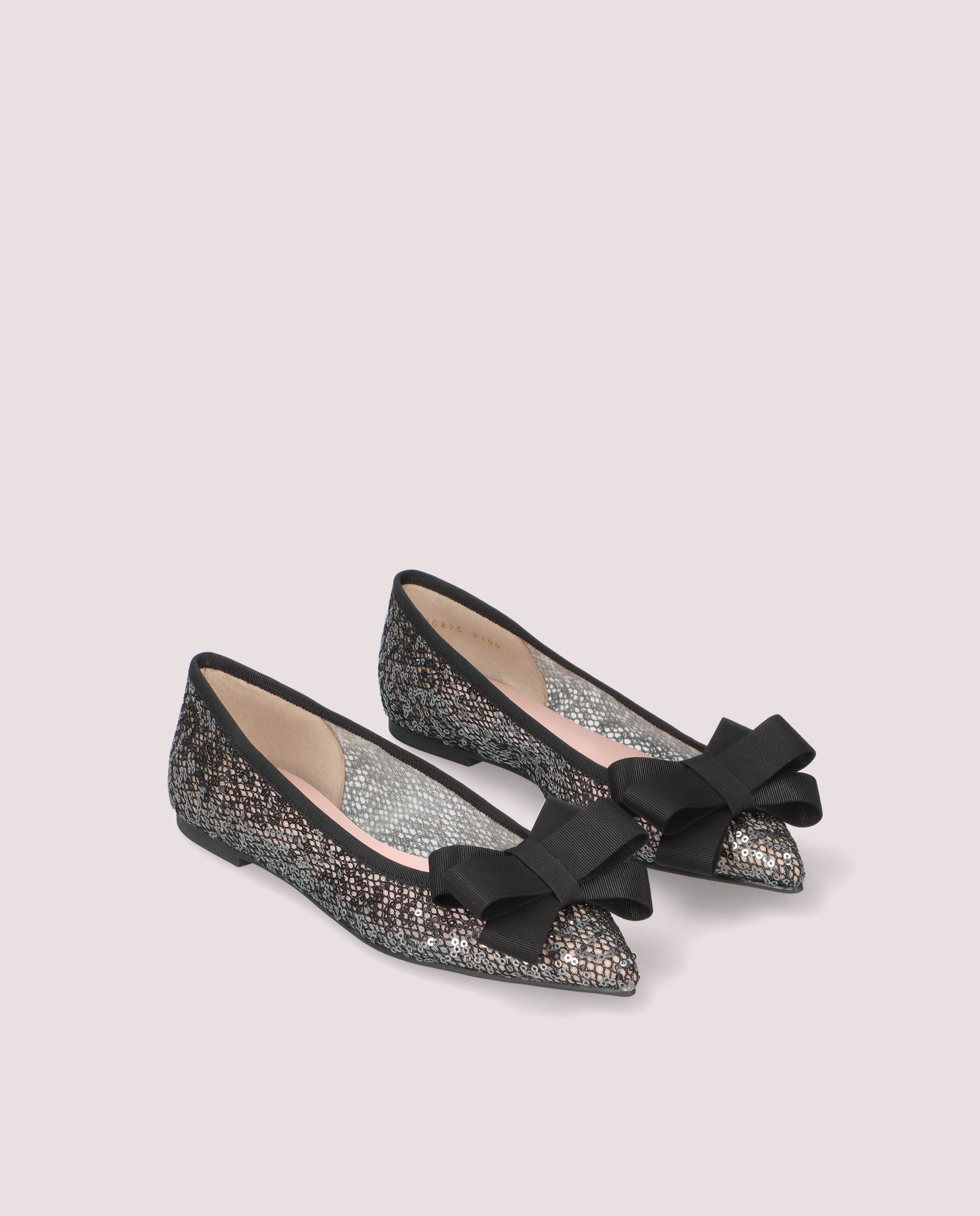 Ella Negros Red Ballerinas