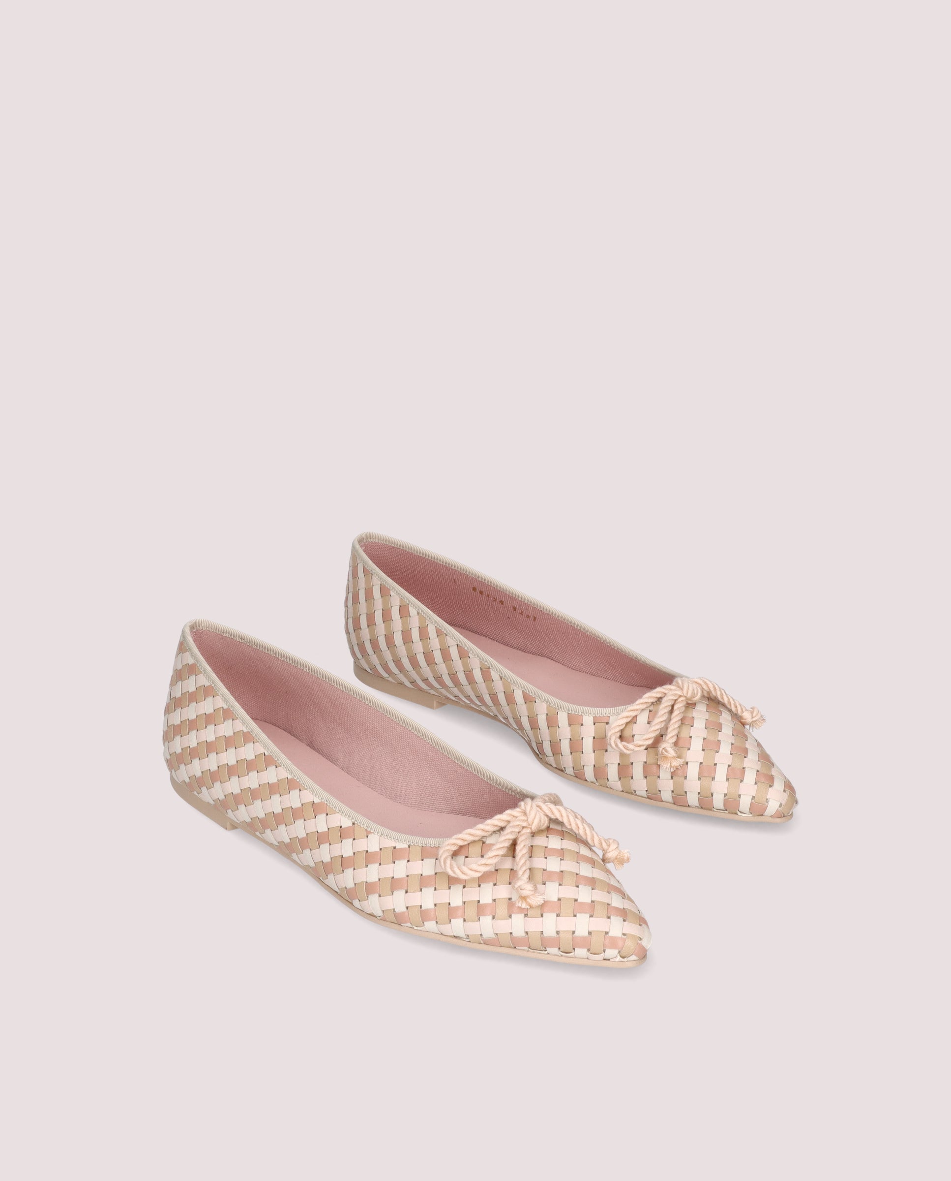 Tyra Rosas Piel Ballerinas