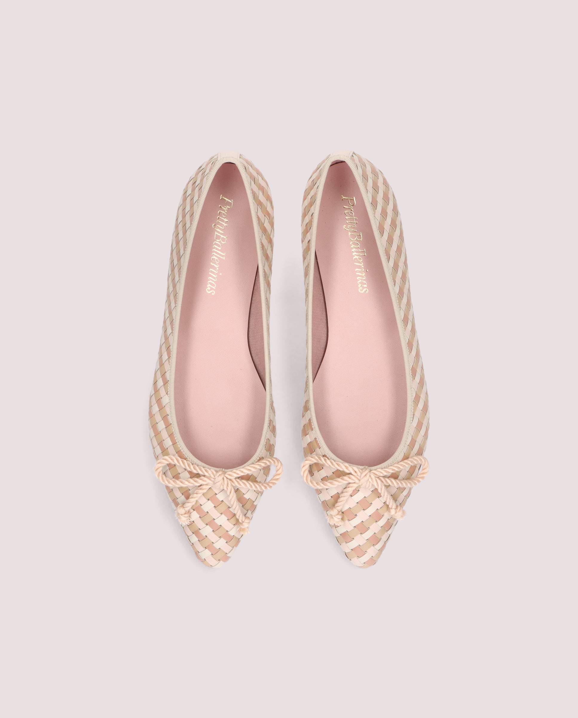 Tyra Rosas Piel Ballerinas