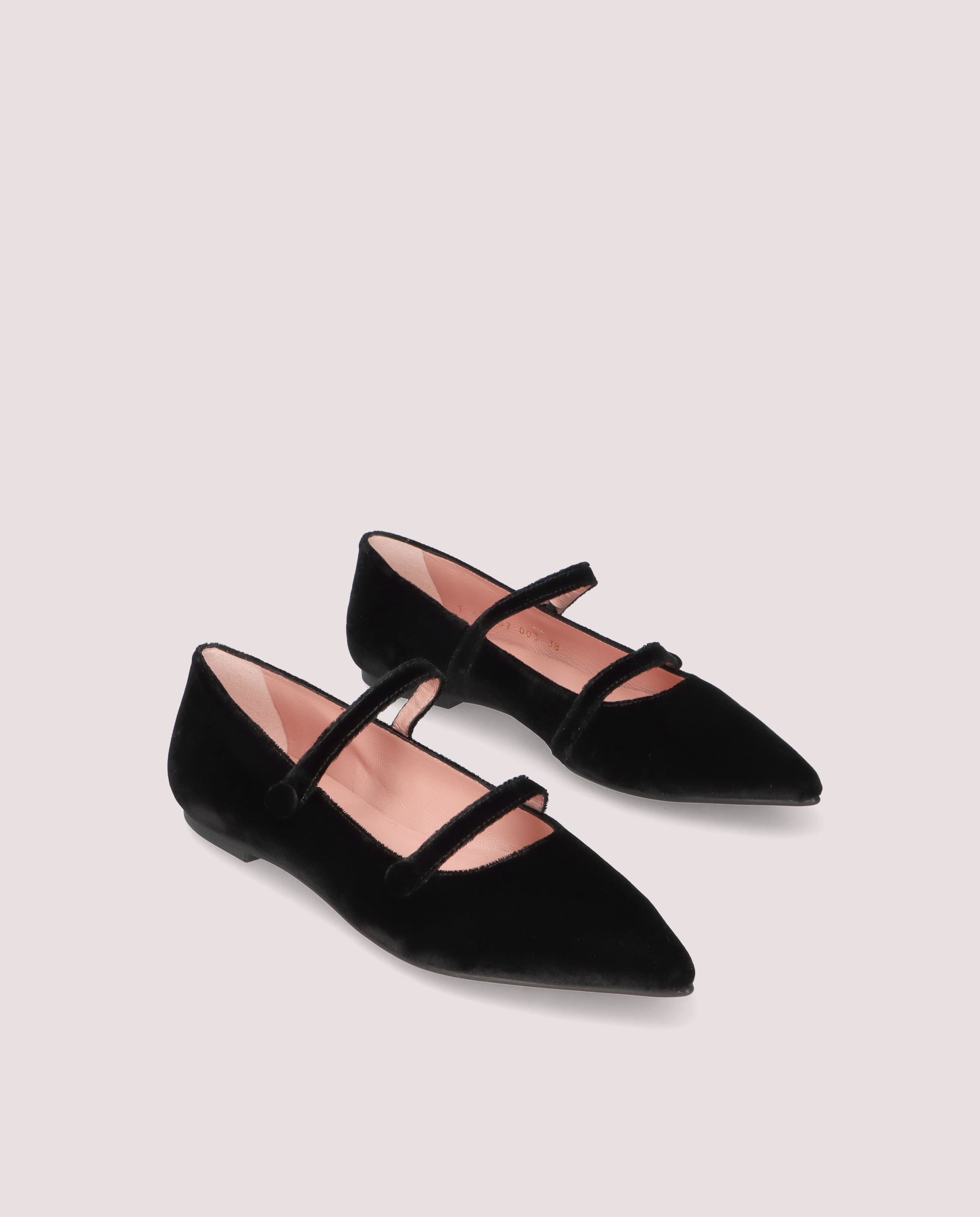 Ella Black Knitted Ballerinas