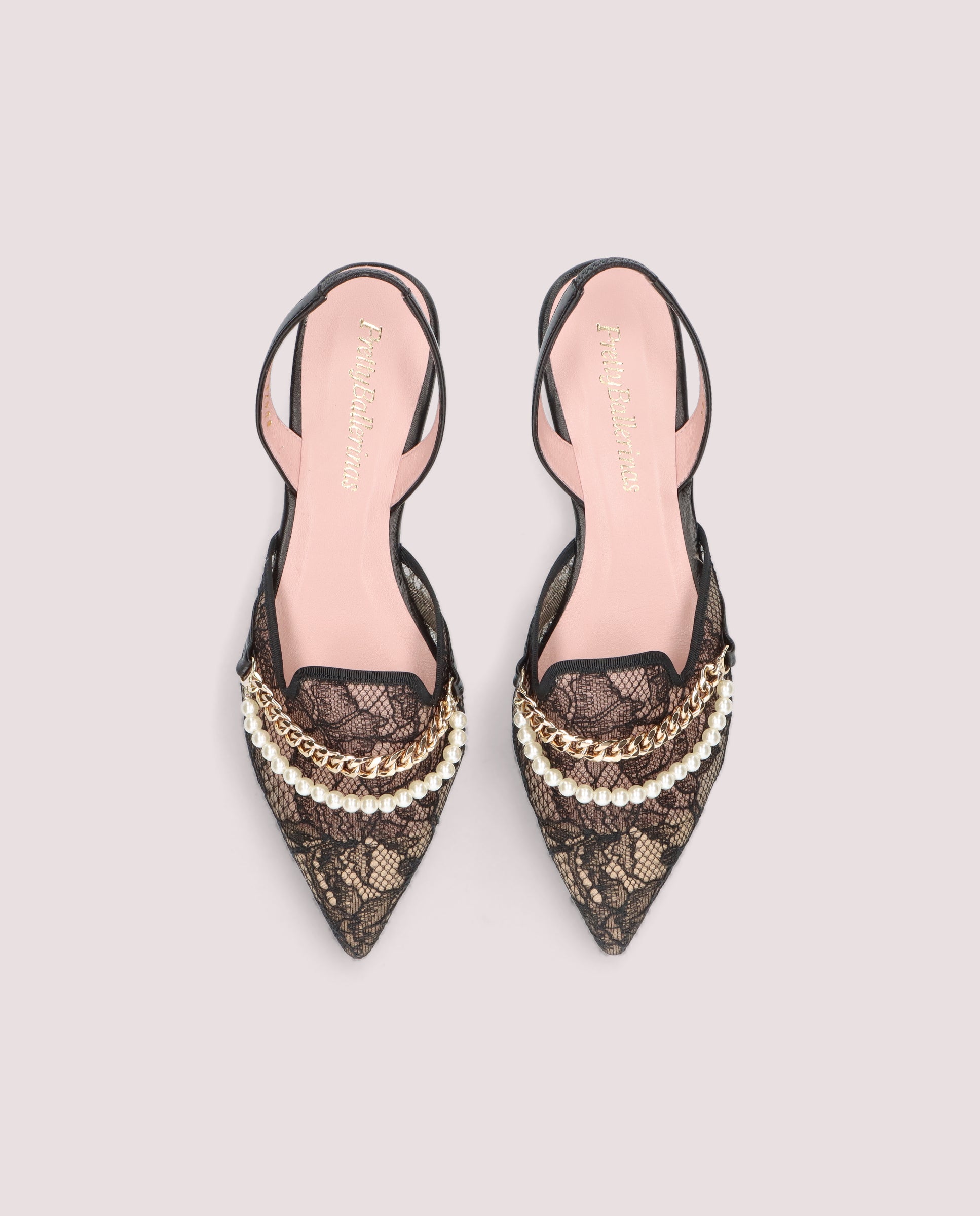 Ella Black Knitted Ballerinas