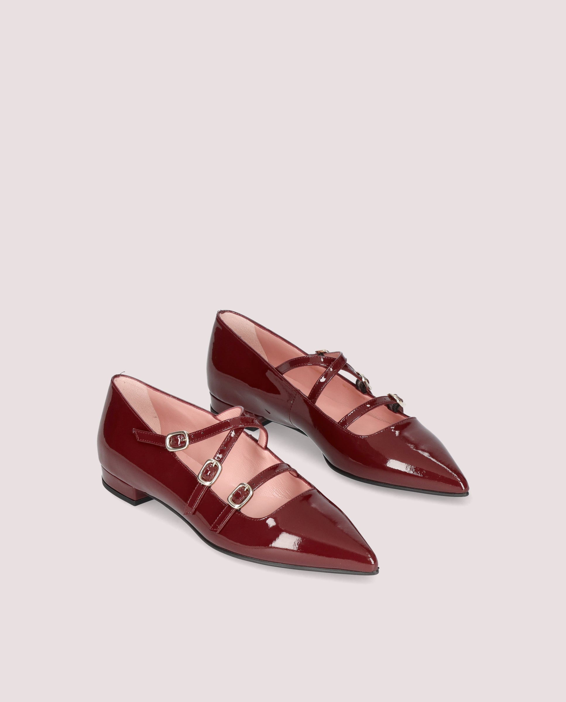 Clementine Red Patent Leather Ballerinas