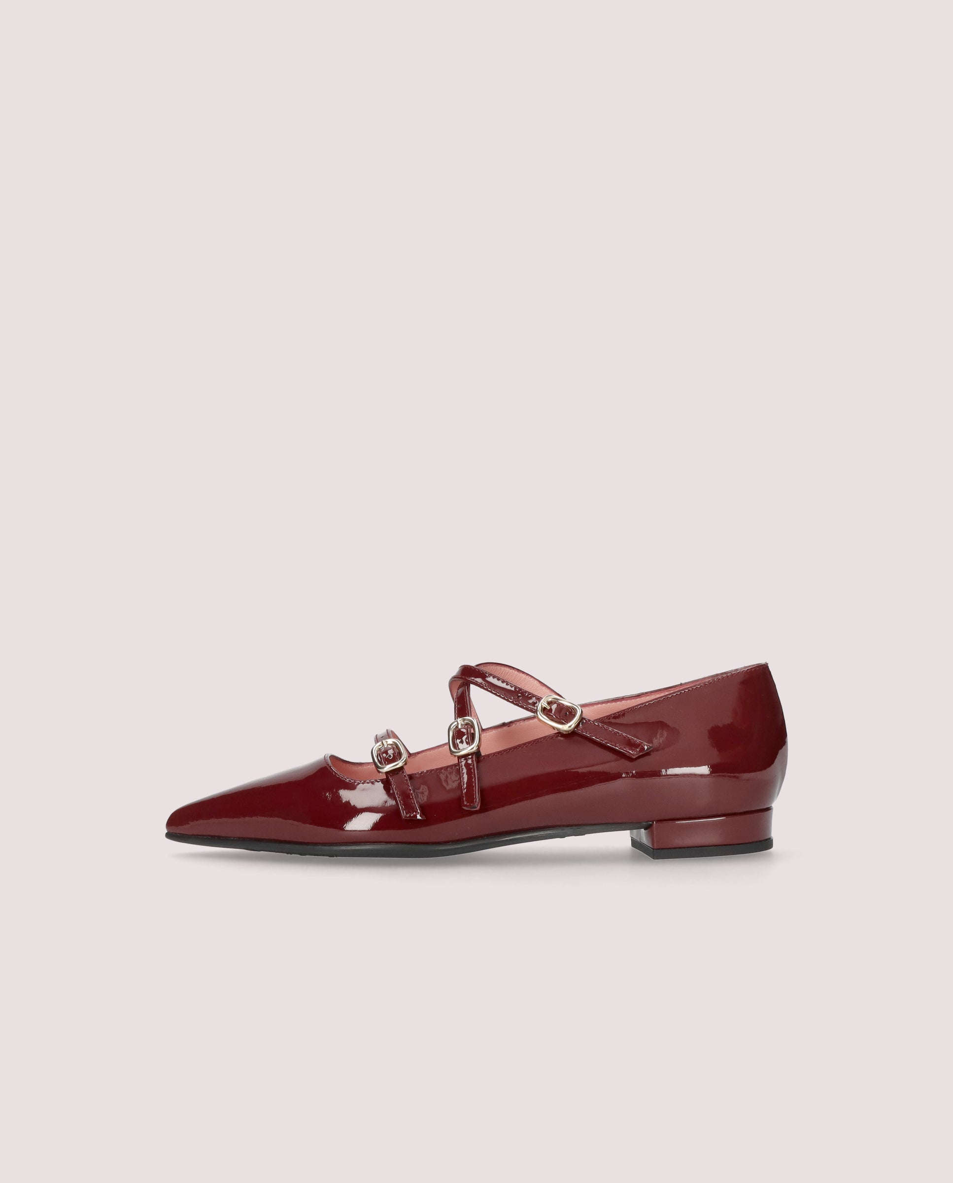 Clementine Red Patent Leather Ballerinas