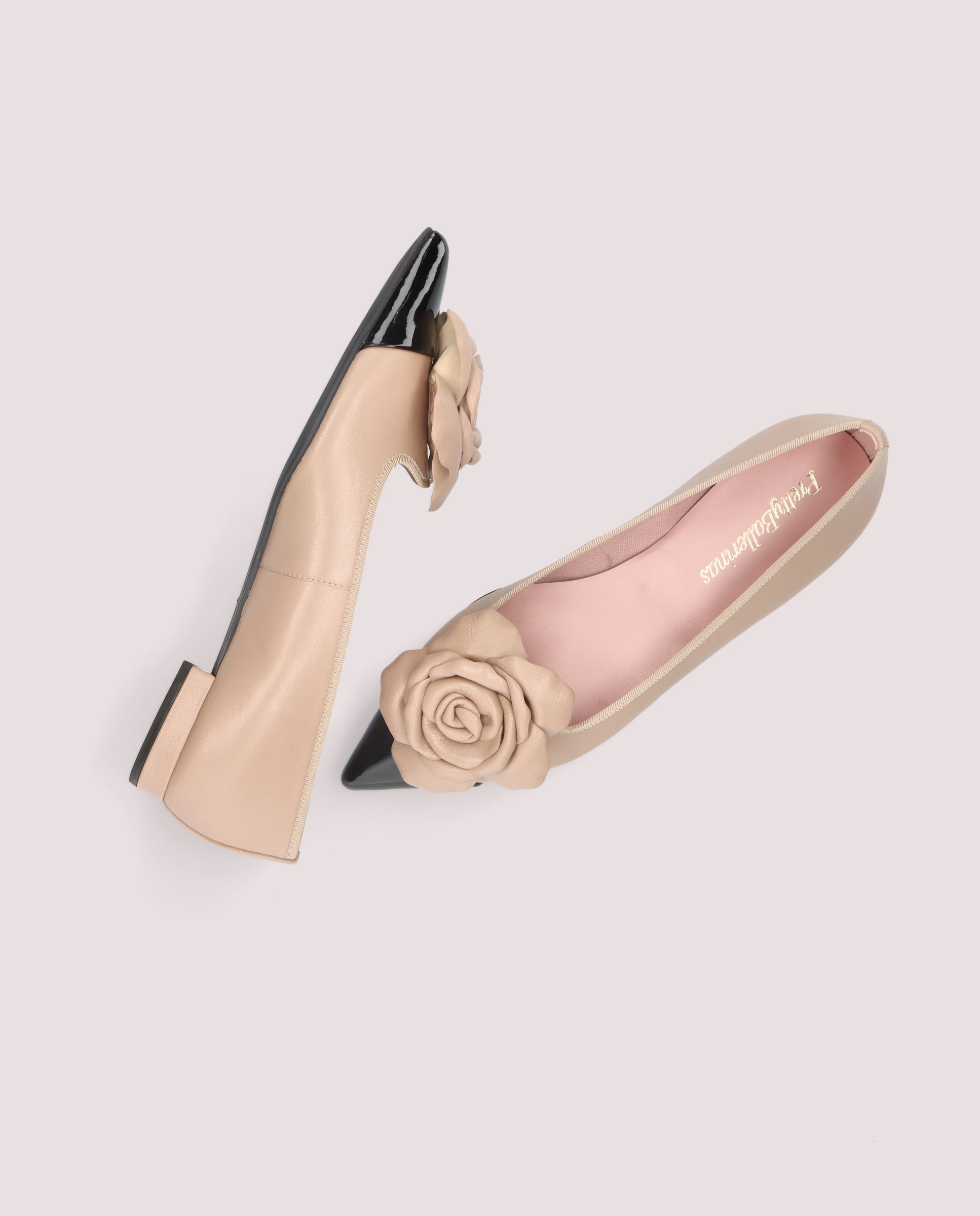 Clementine Beige Leather Loafers