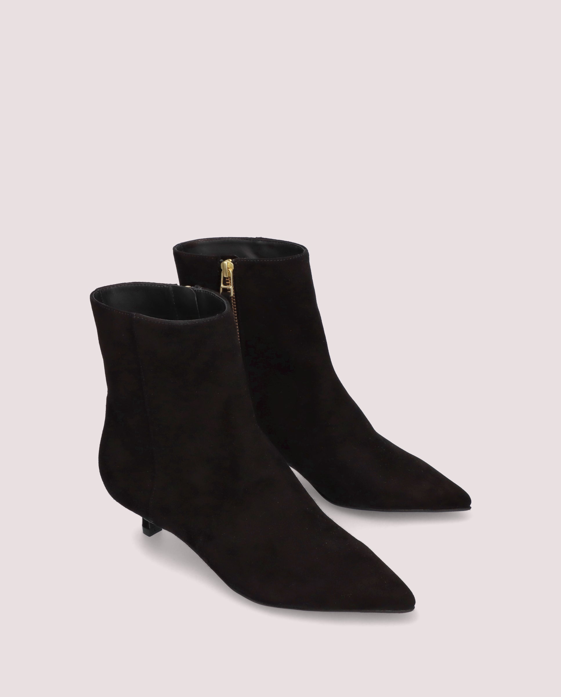 Kendall Black Suede Ankle Boots