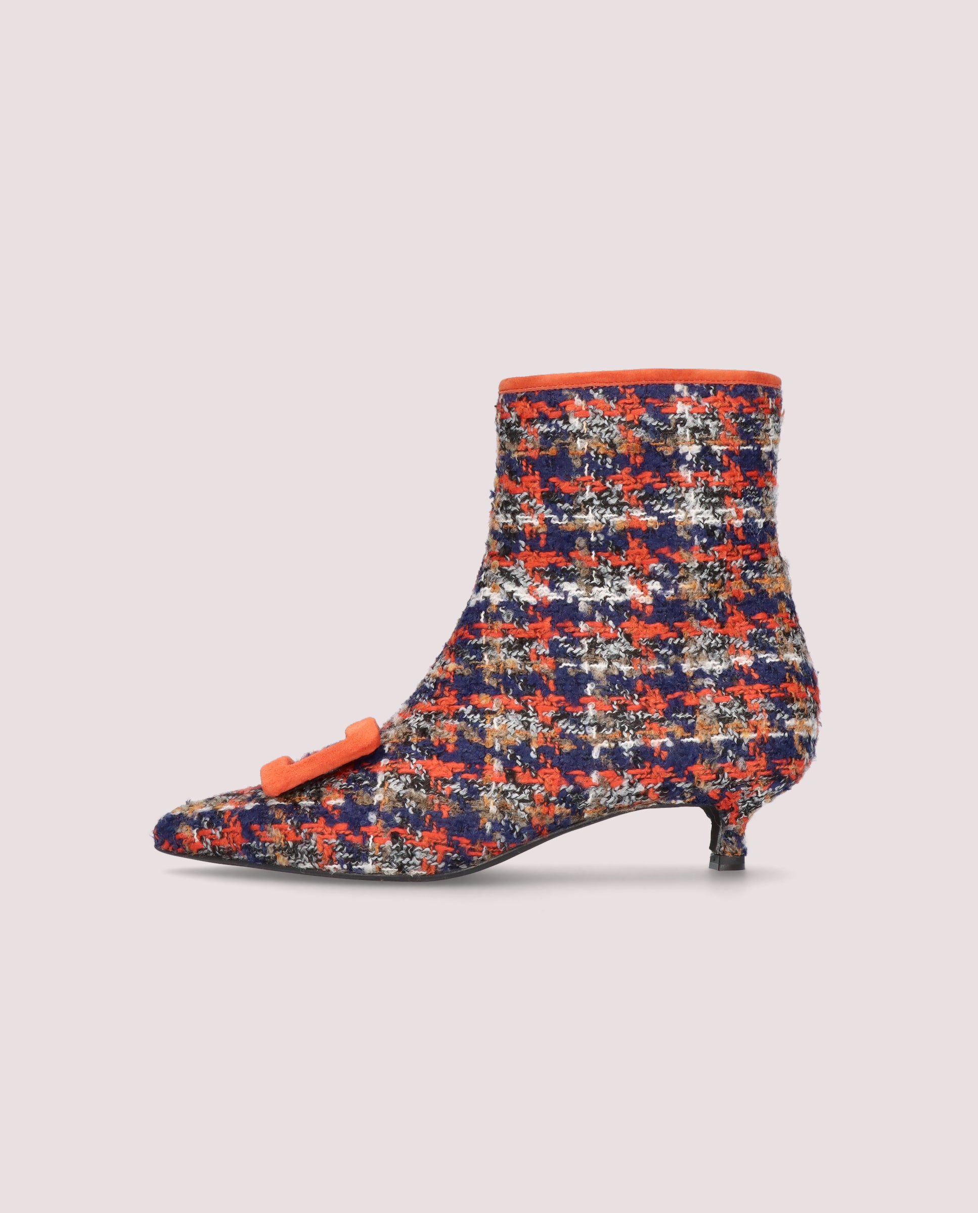 Kendall Multicolor Knitted Ankle Boots