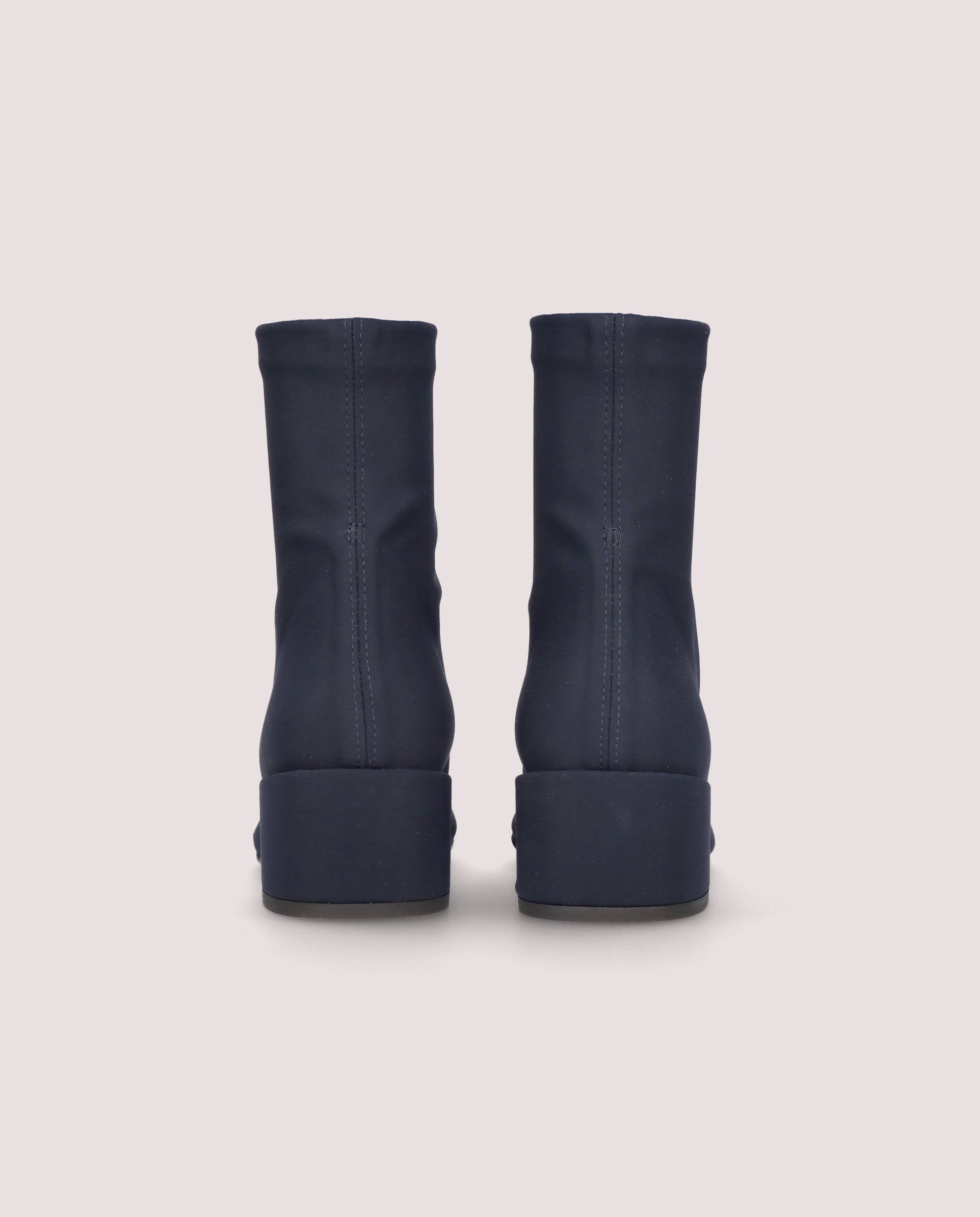 Jendayi Blue Woven Ankle Boots