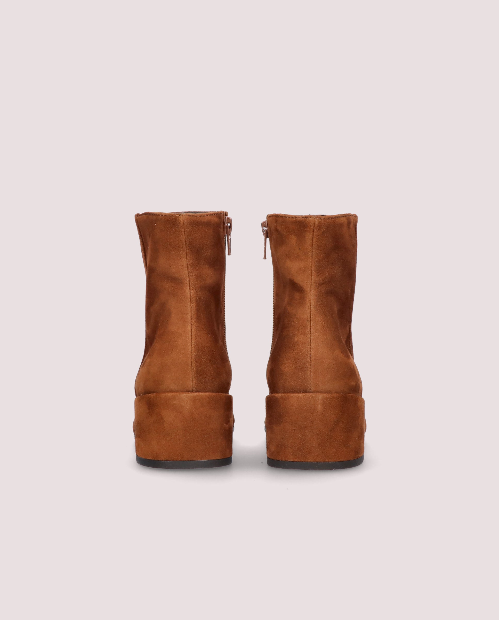 Jendayi Brown Suede Ankle Boots