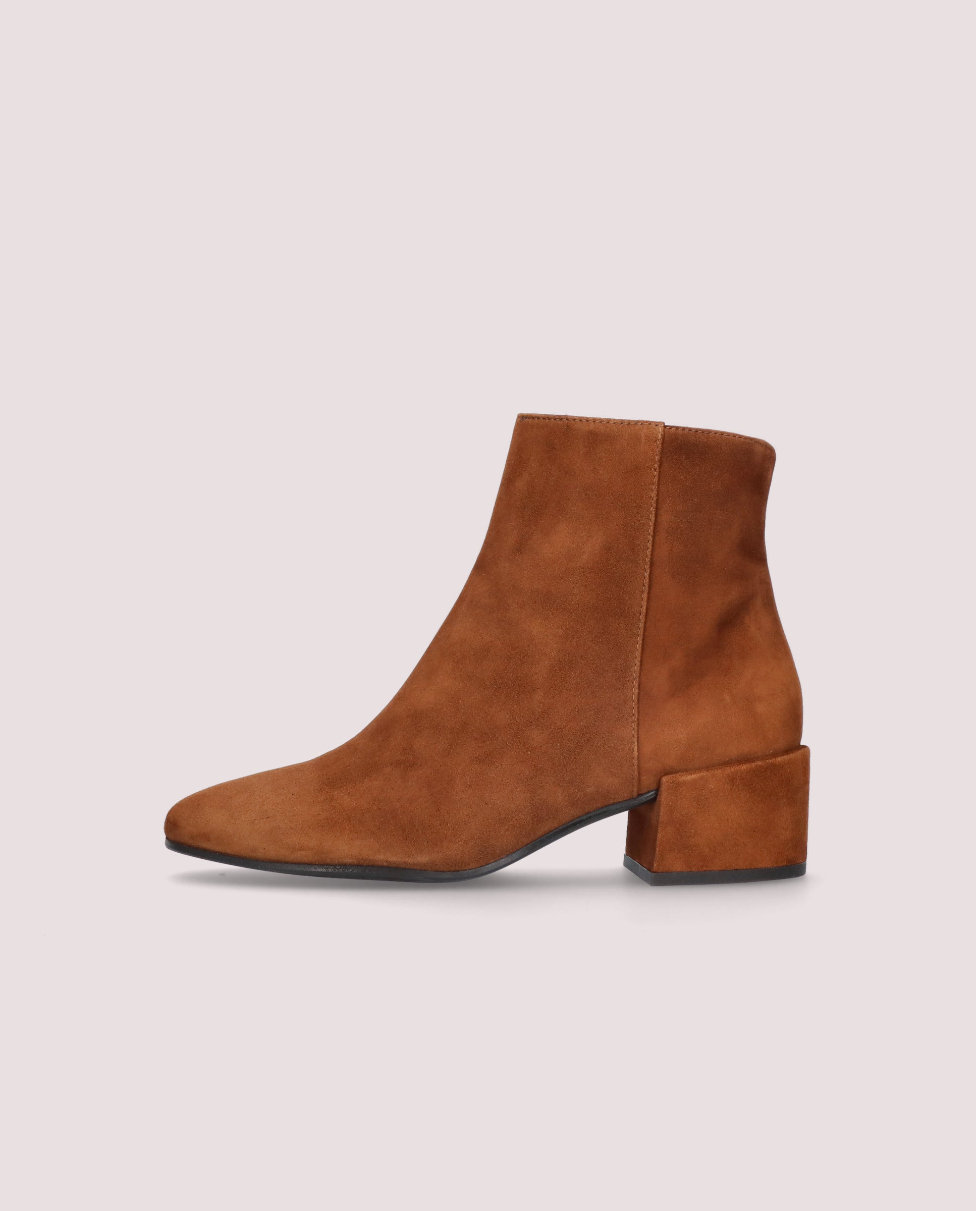 Jendayi Brown Suede Ankle Boots