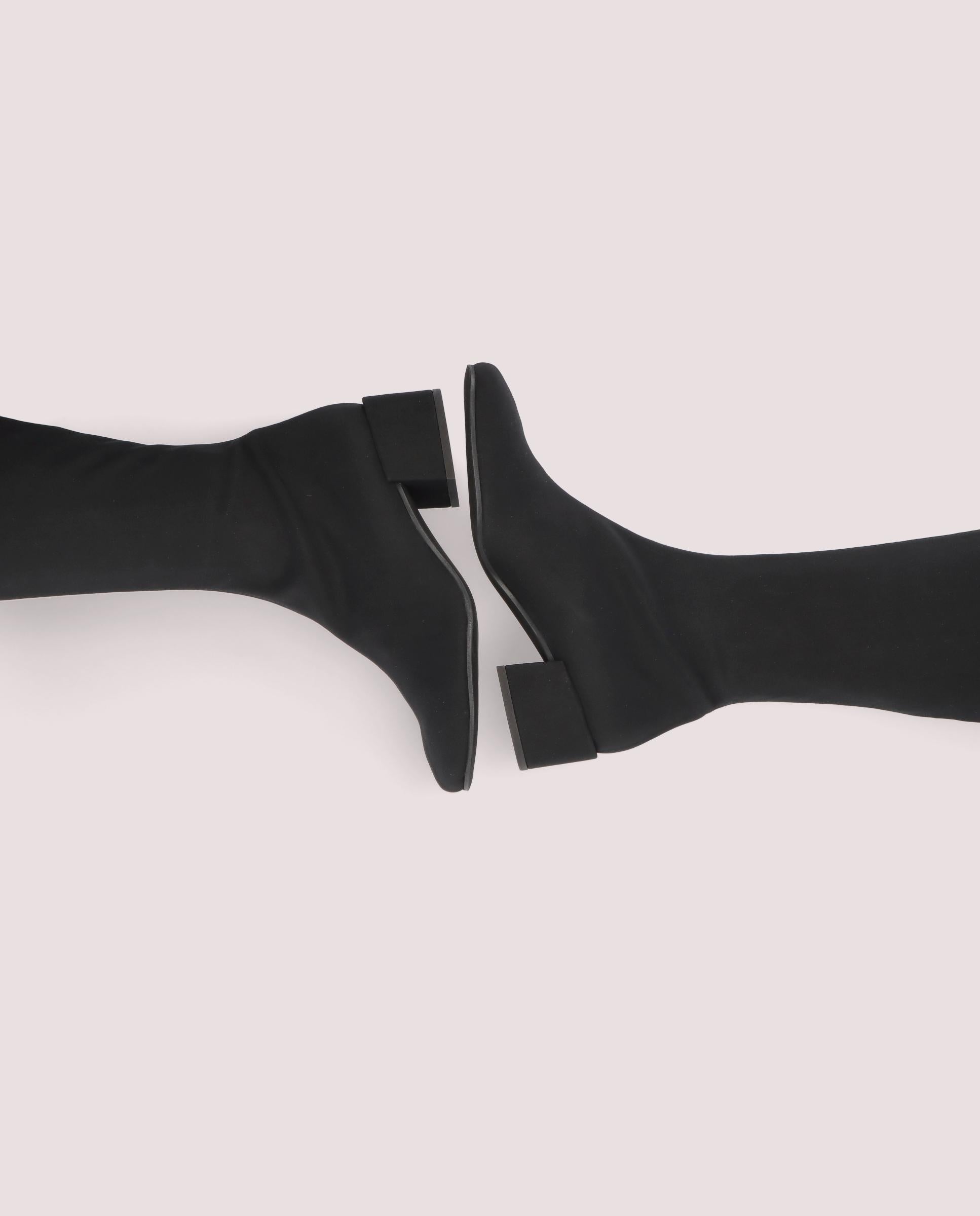 Jendayi Black Woven Boots