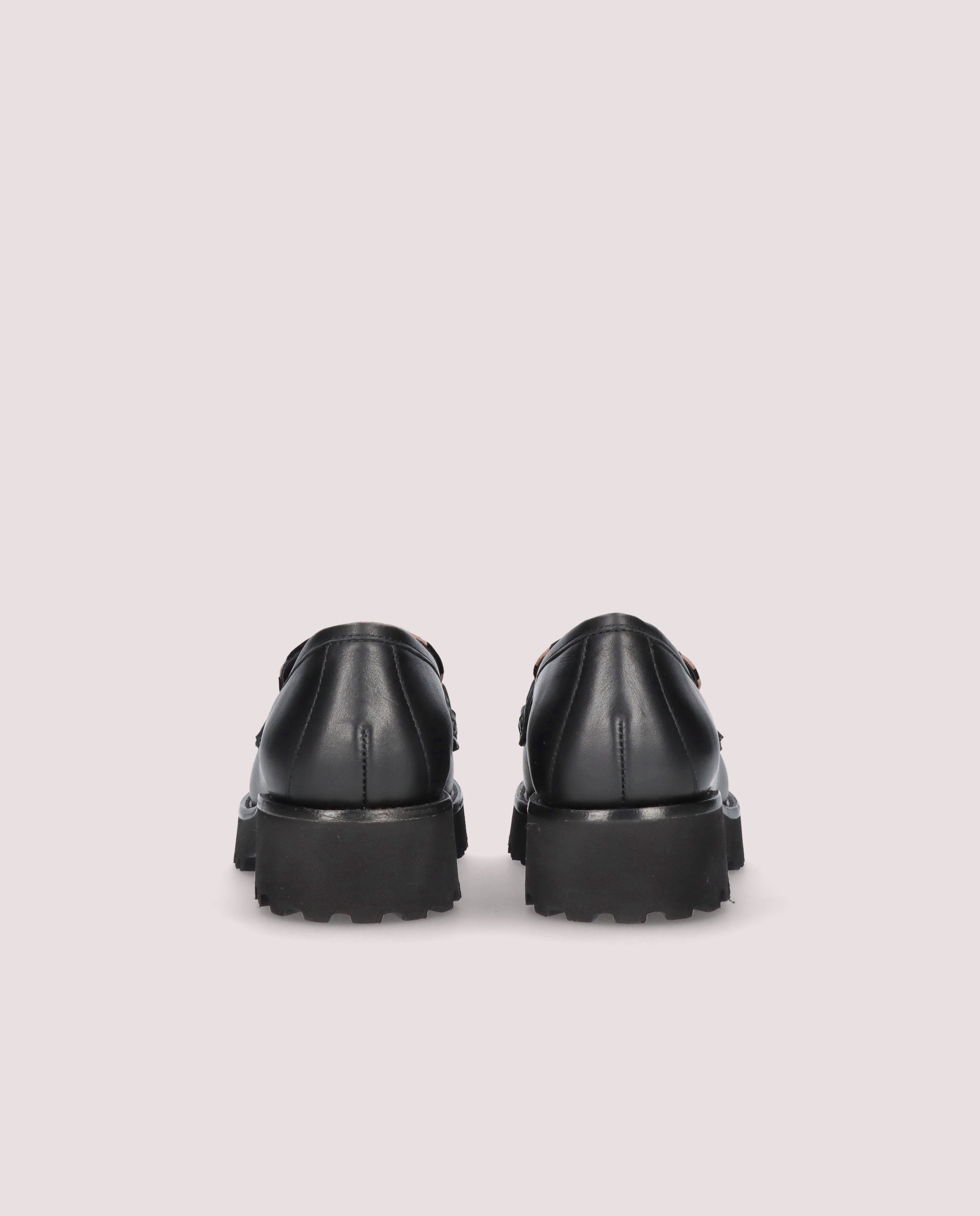 Ashley Black Leather Loafers
