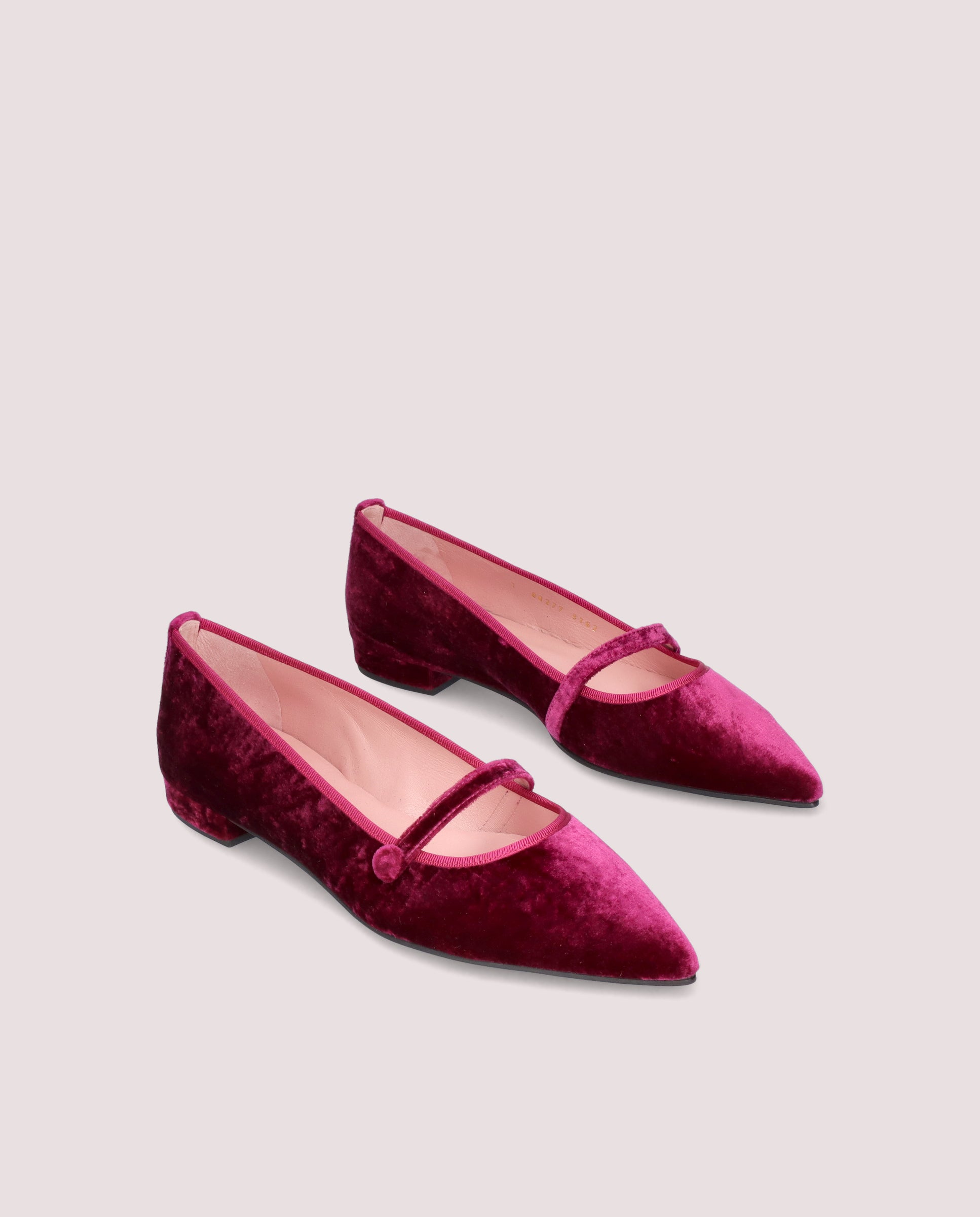 Clementine Pink Knitted Ballerinas