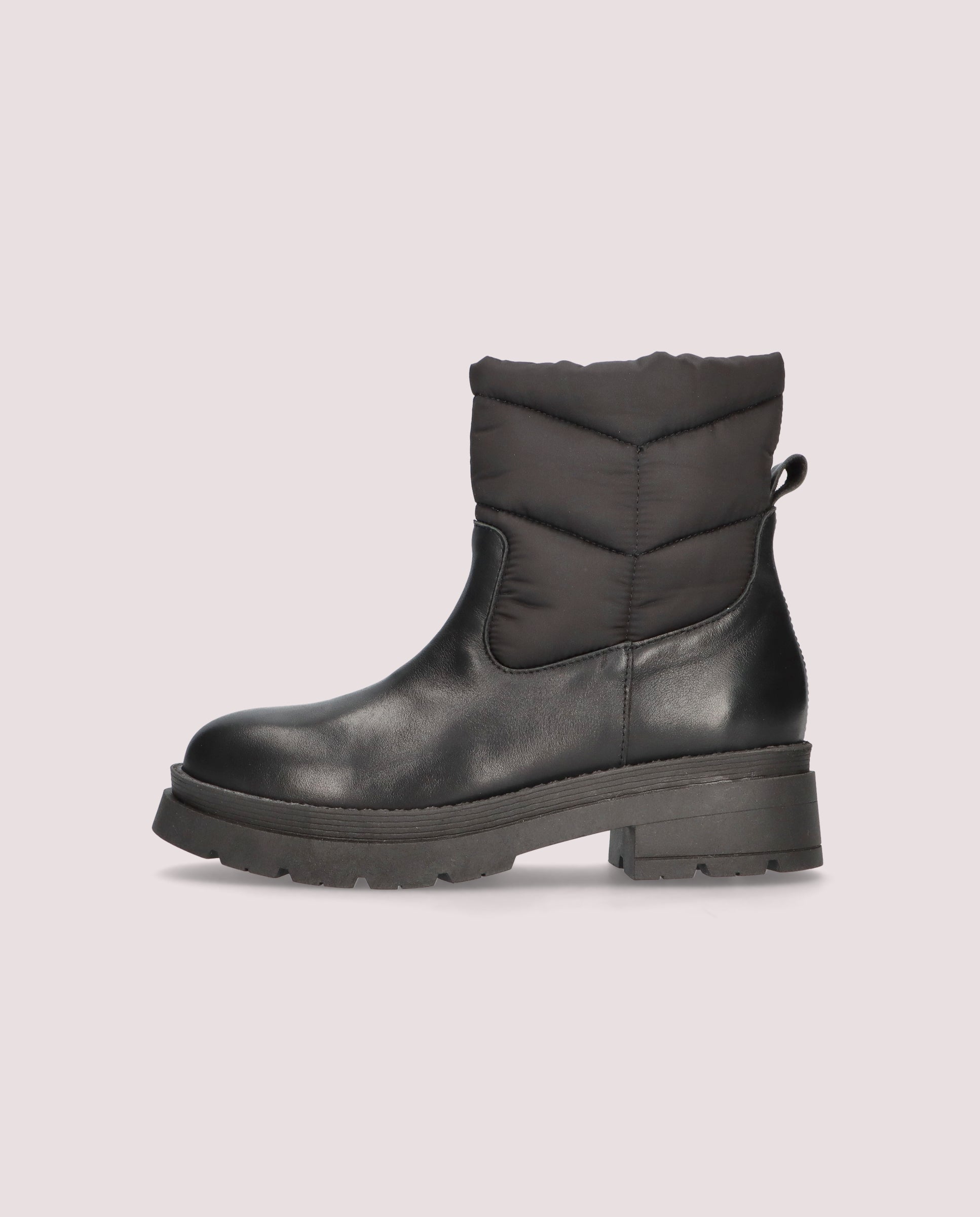 Black Ramia Leather Ankle Boots