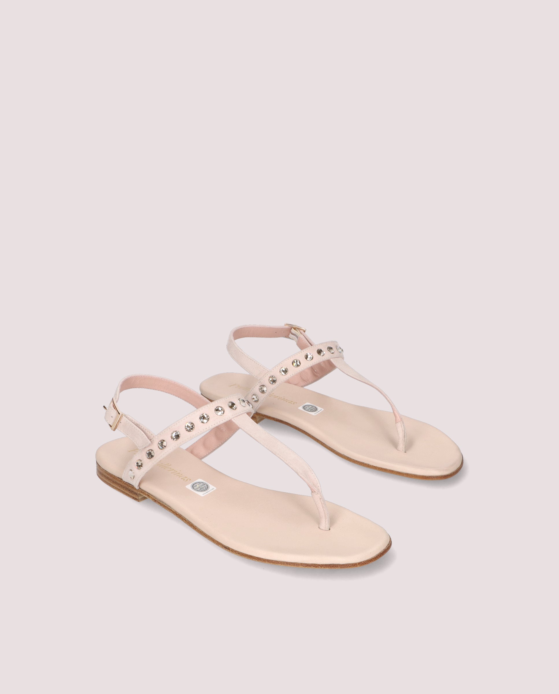 Judy Pink Suede Sandals