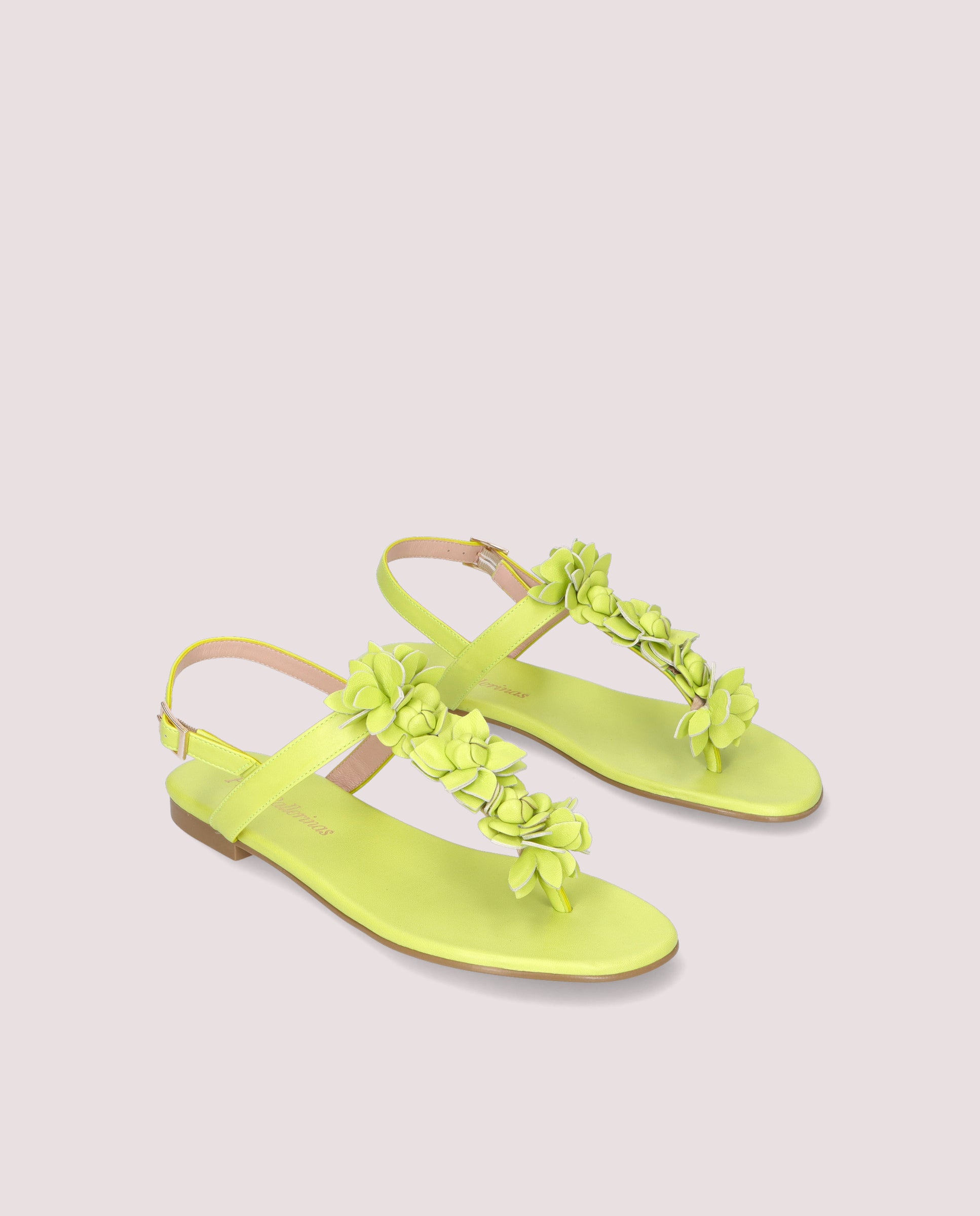 Sandalias Judy Verdes Piel