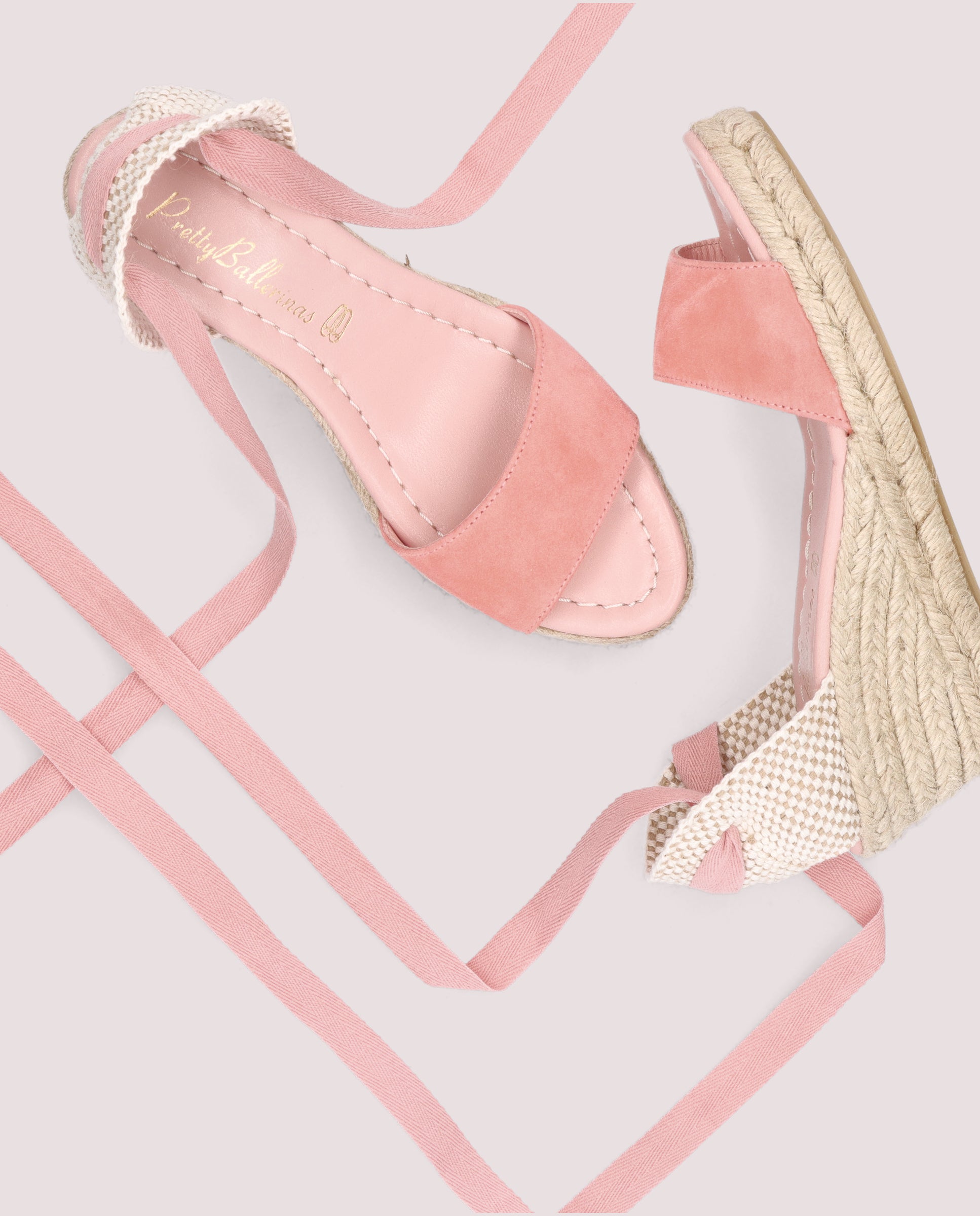 Deborah Rosas Suede Esparto Espadrilles