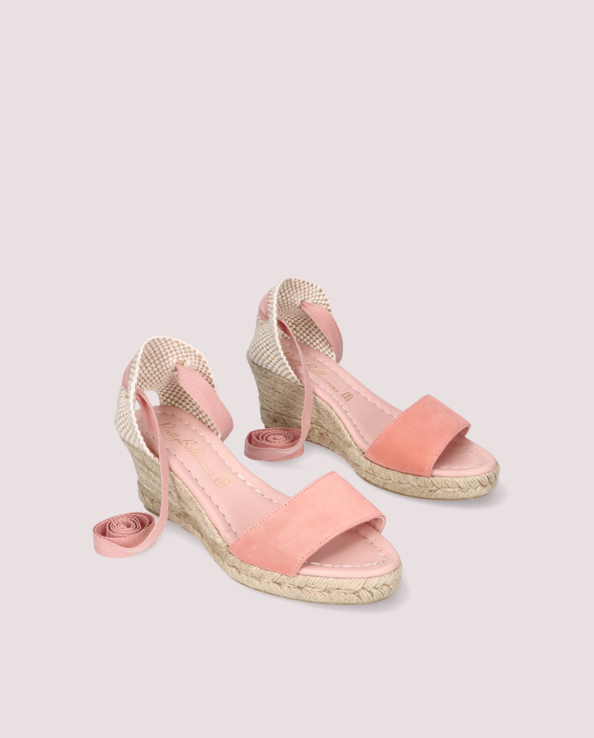 Deborah Rosas Suede Esparto Espadrilles
