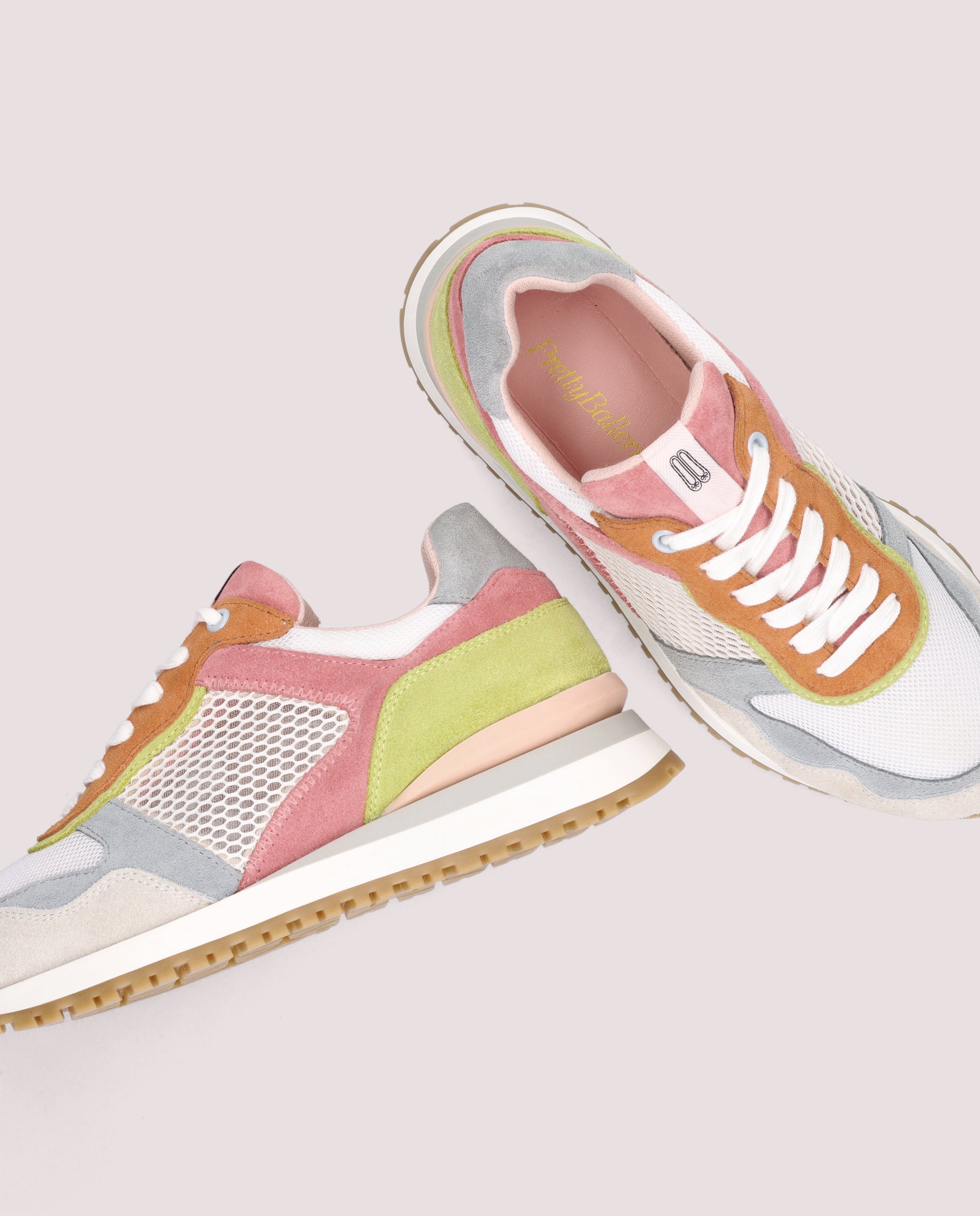 Nina Multicolor Suede Sneakers