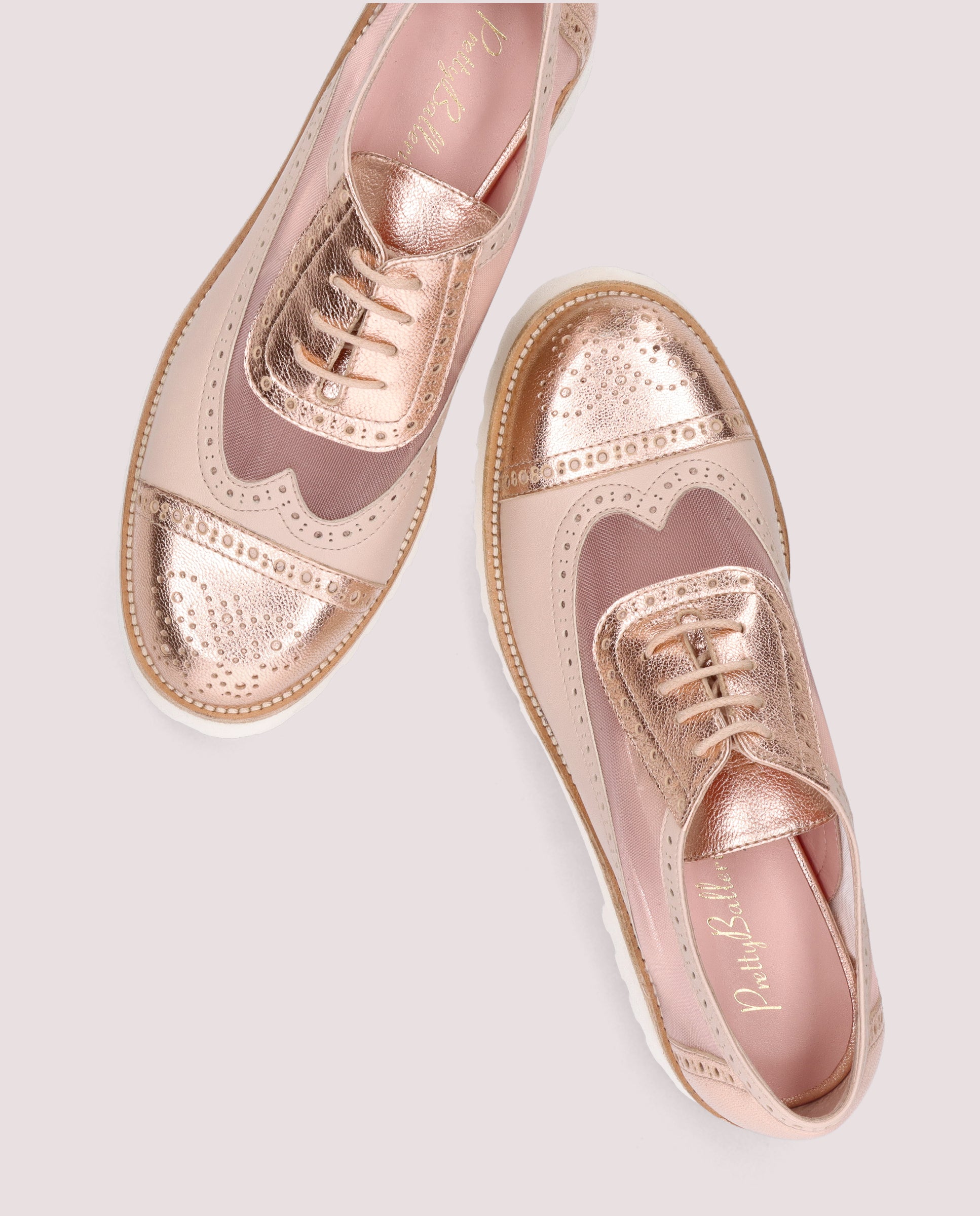 Ashley Lace-Up Shoes Pink Red