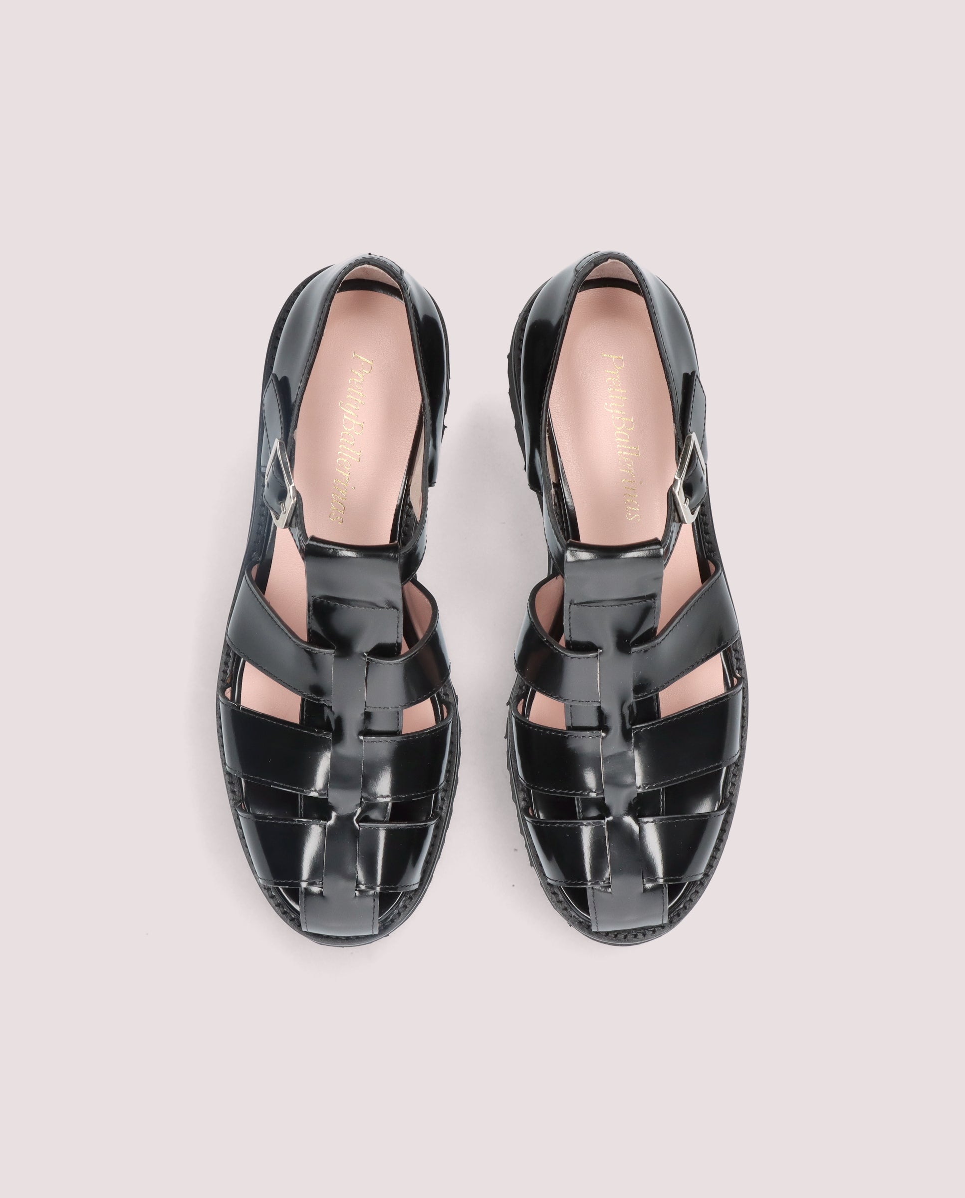 T-Bar Ashley Negros Piel