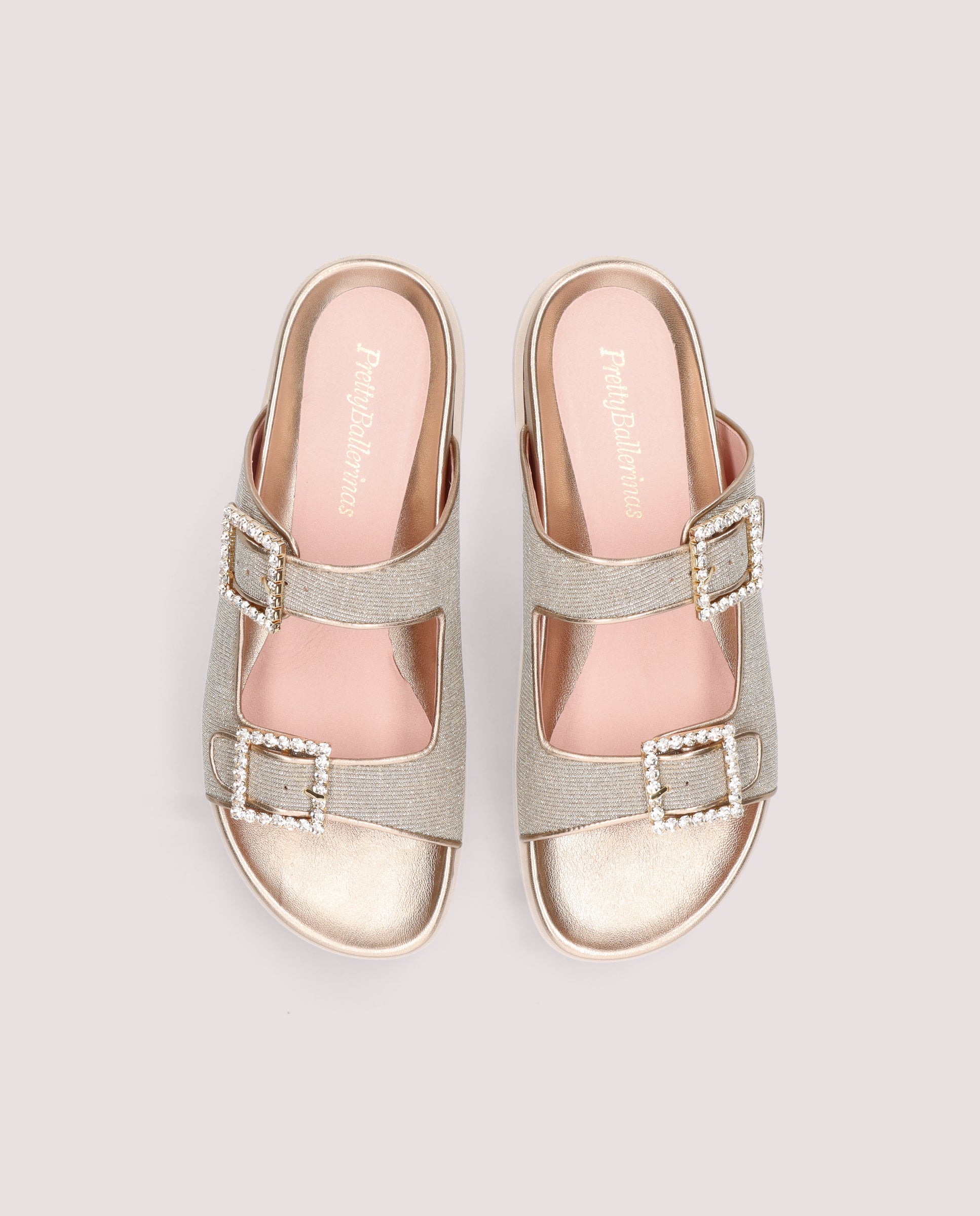 Singer Silver Sandals Metallic Fabrics