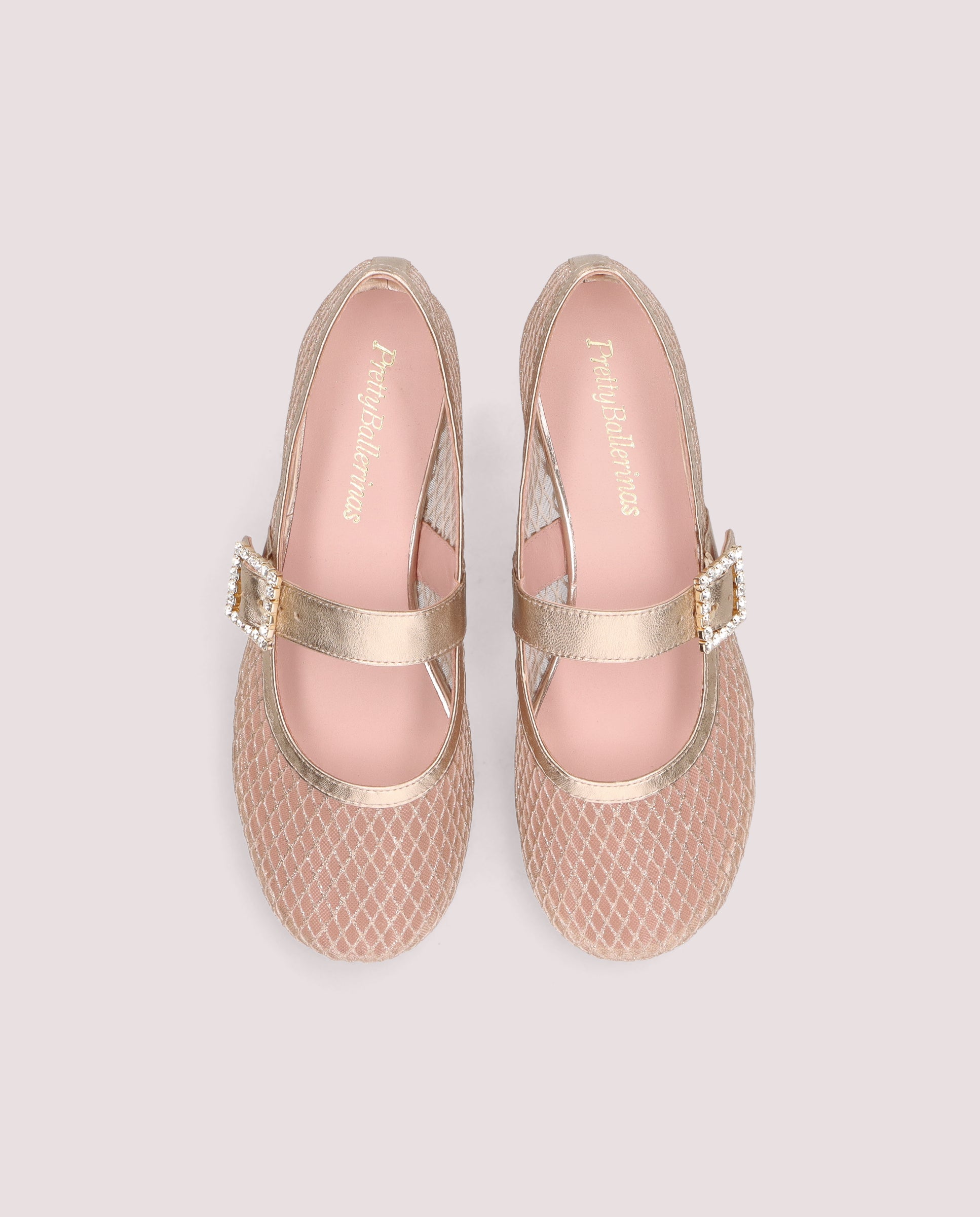 Georgia Golden Red Ballerinas