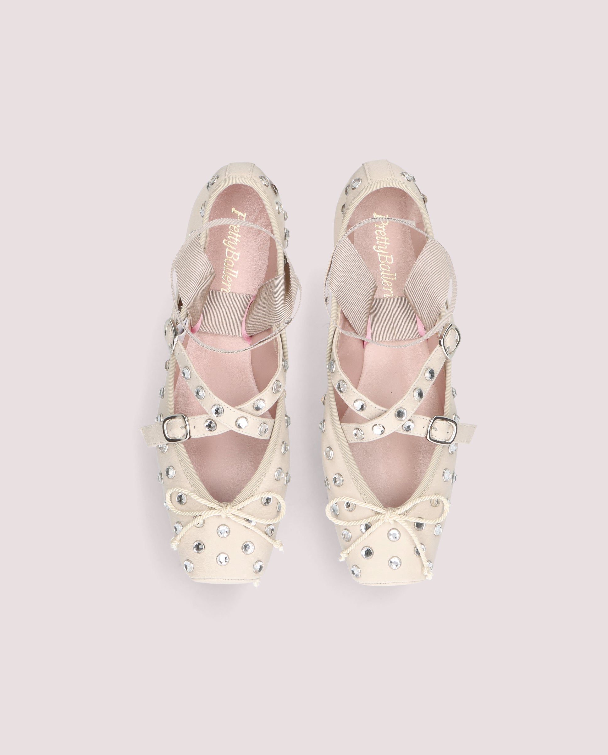 Kristen Blancos Leather Ballerinas