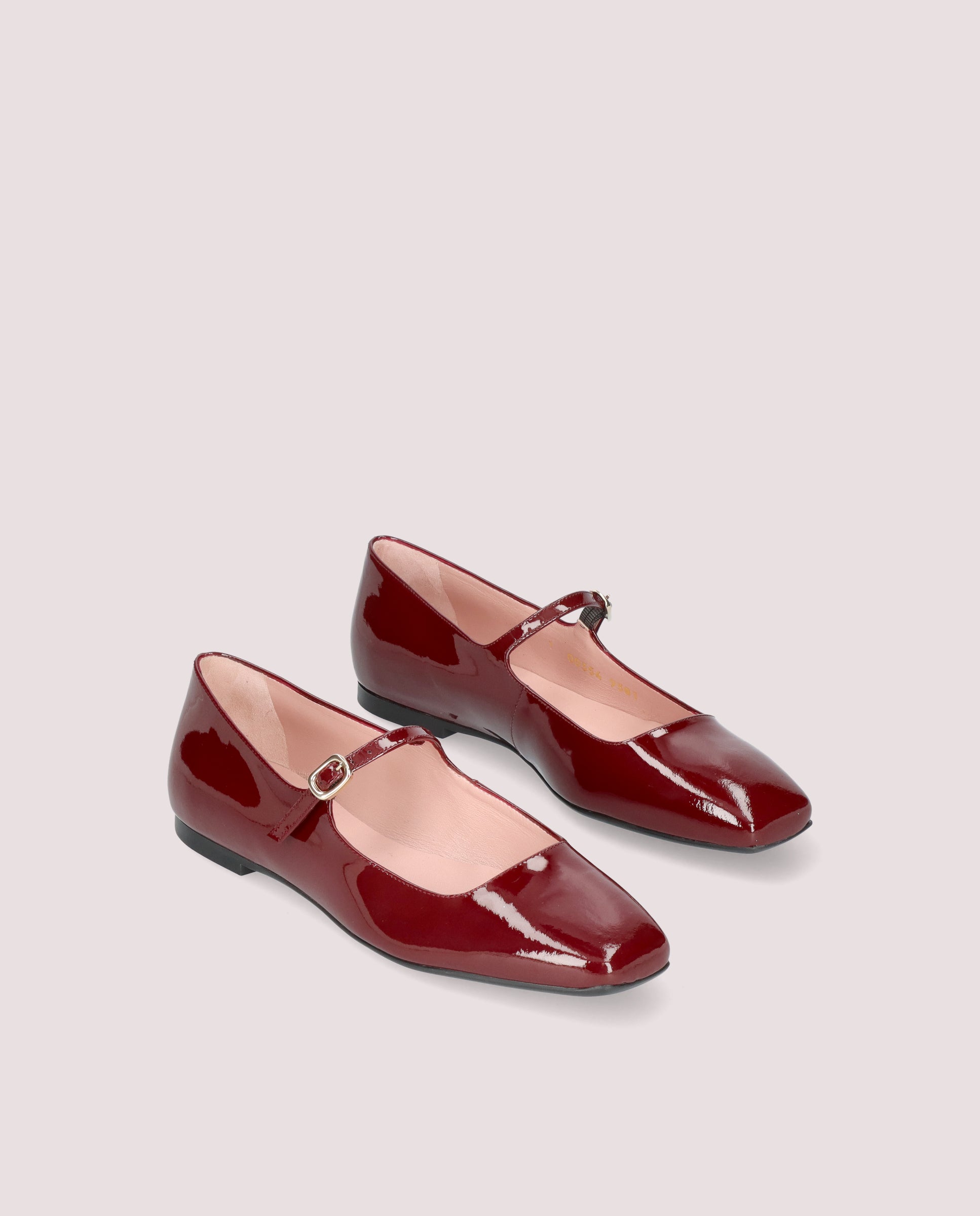 Camille Red Patent Leather Ballerinas