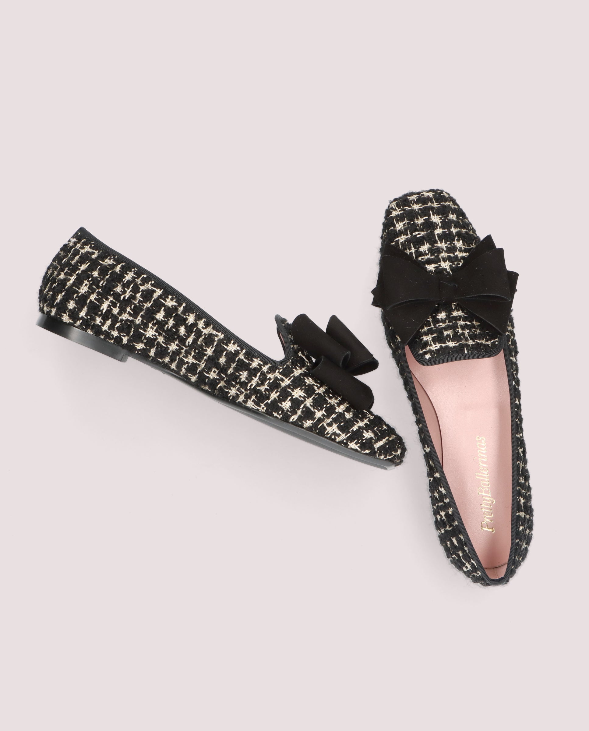 Black Camille Woven Loafers