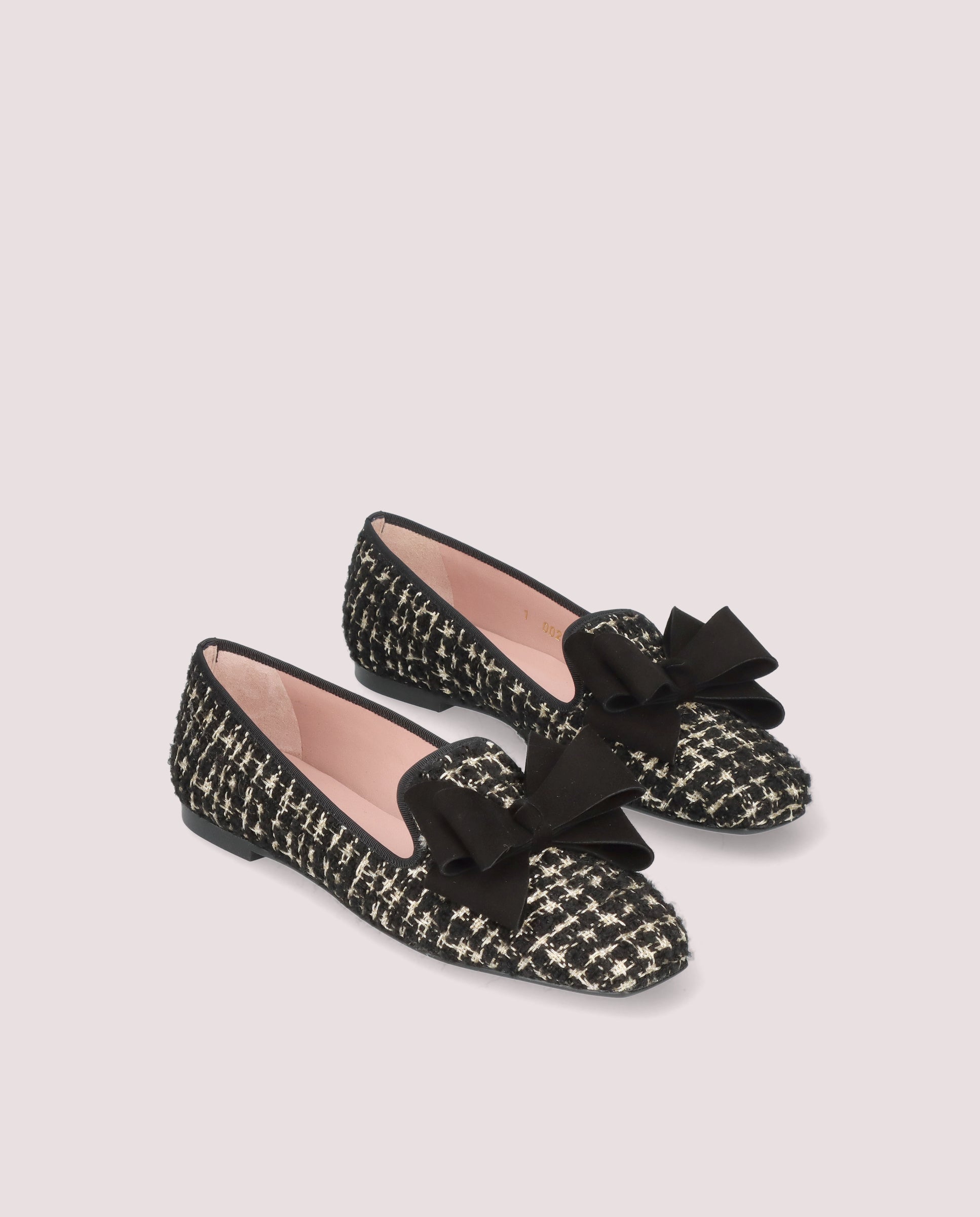 Black Camille Woven Loafers
