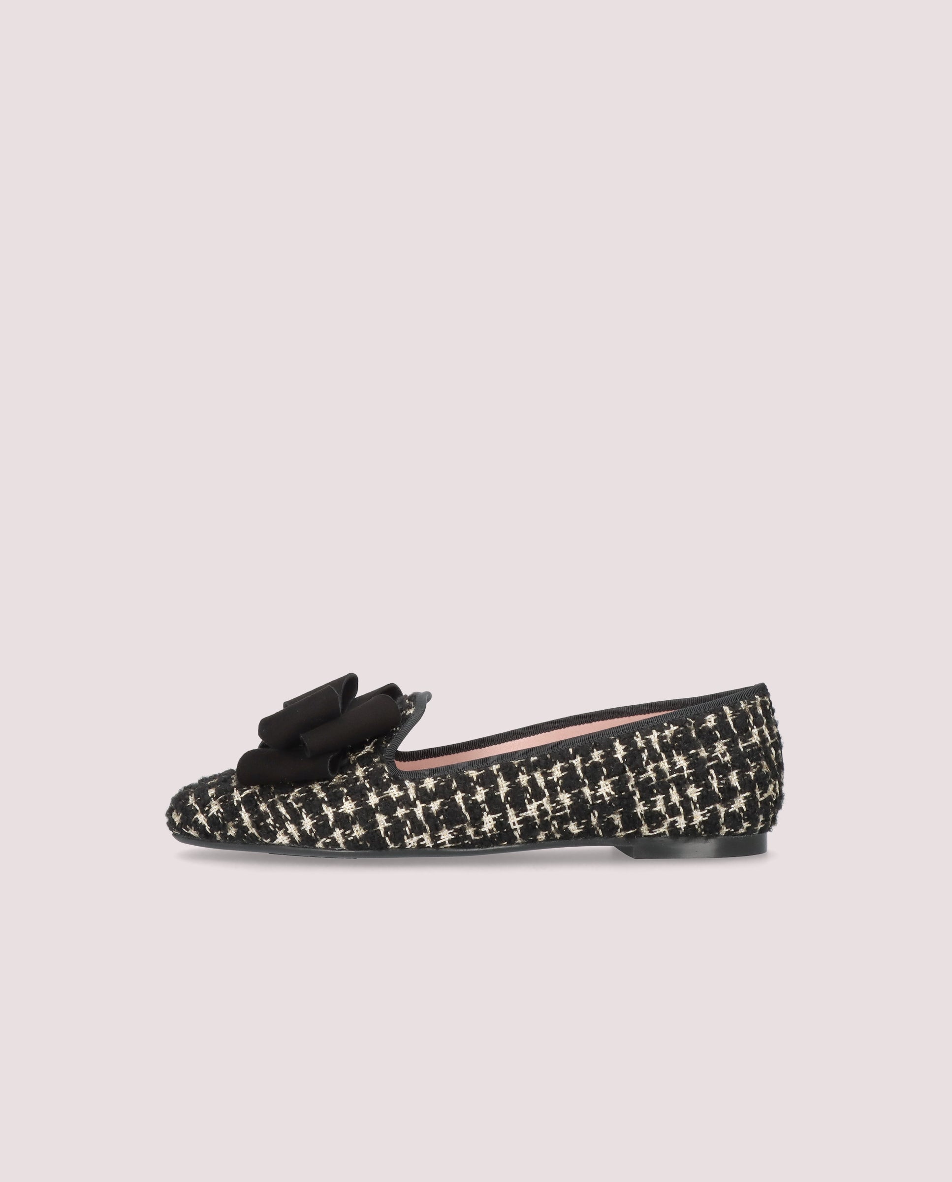 Black Camille Woven Loafers