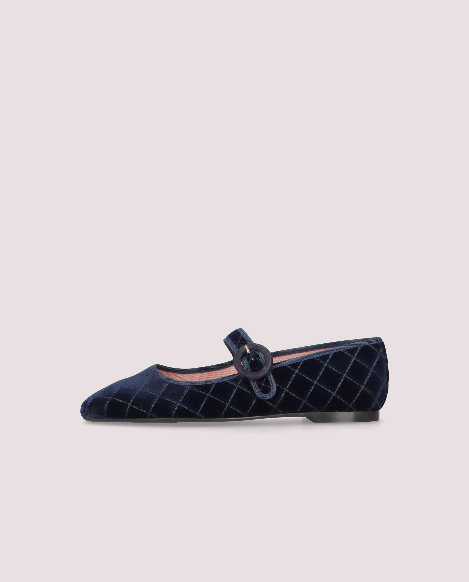 Camille Blue Knitted Ballet Flats