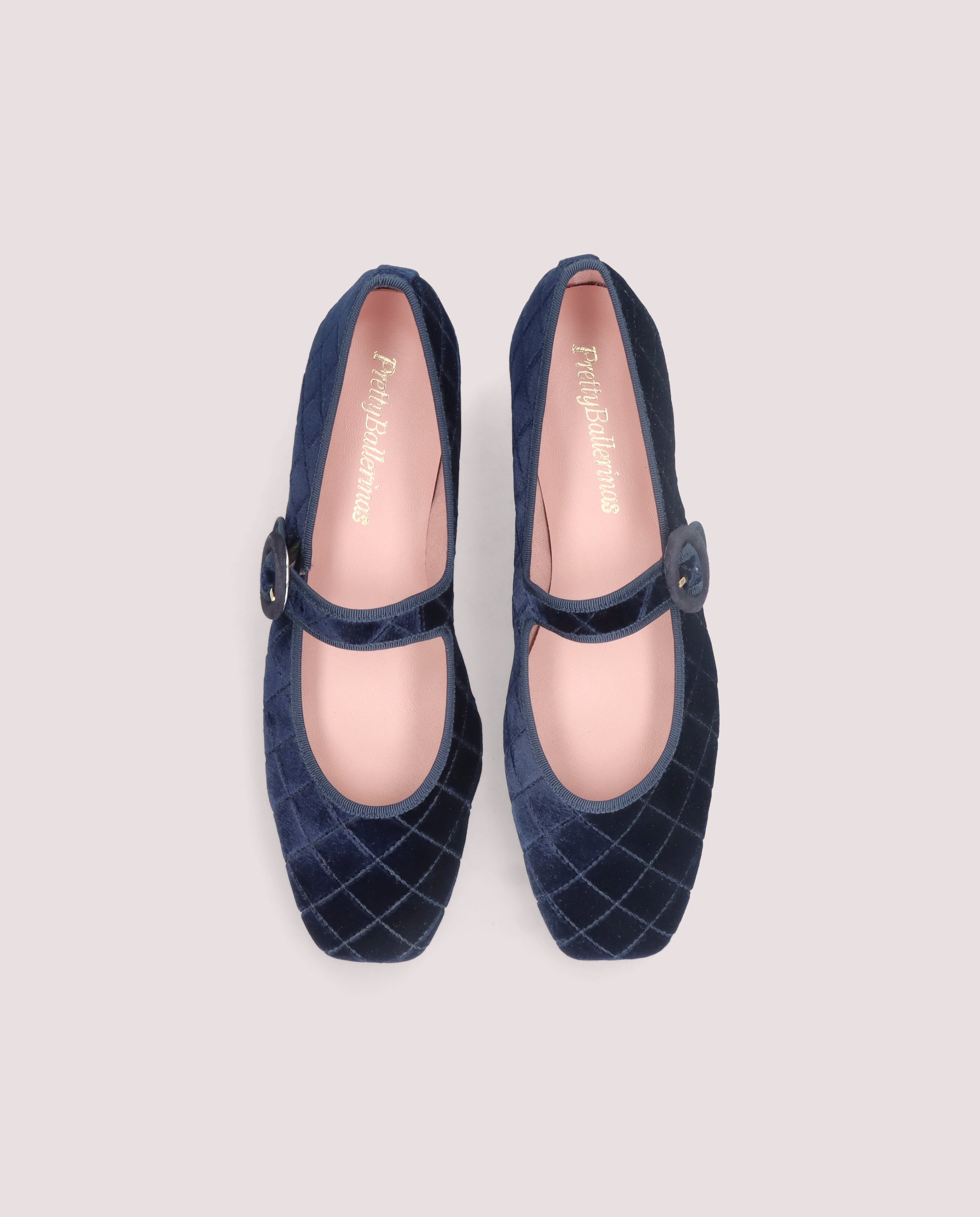 Camille Blue Knitted Ballet Flats