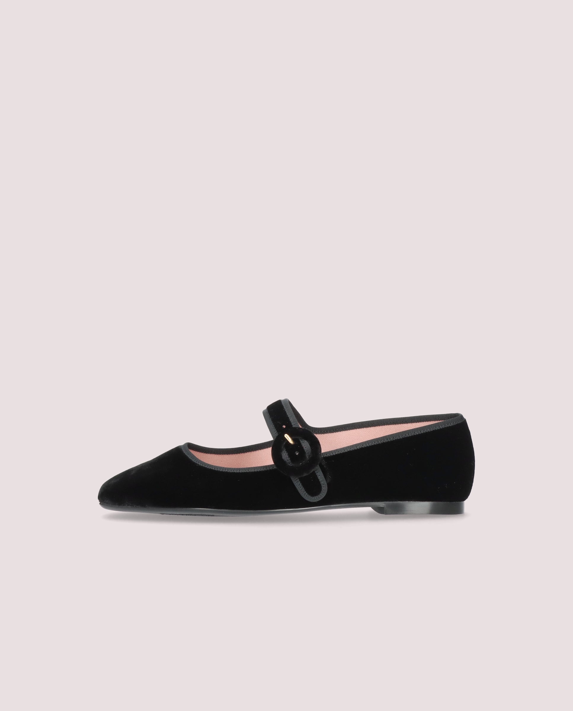 Camille Black Knitted Ballet Flats