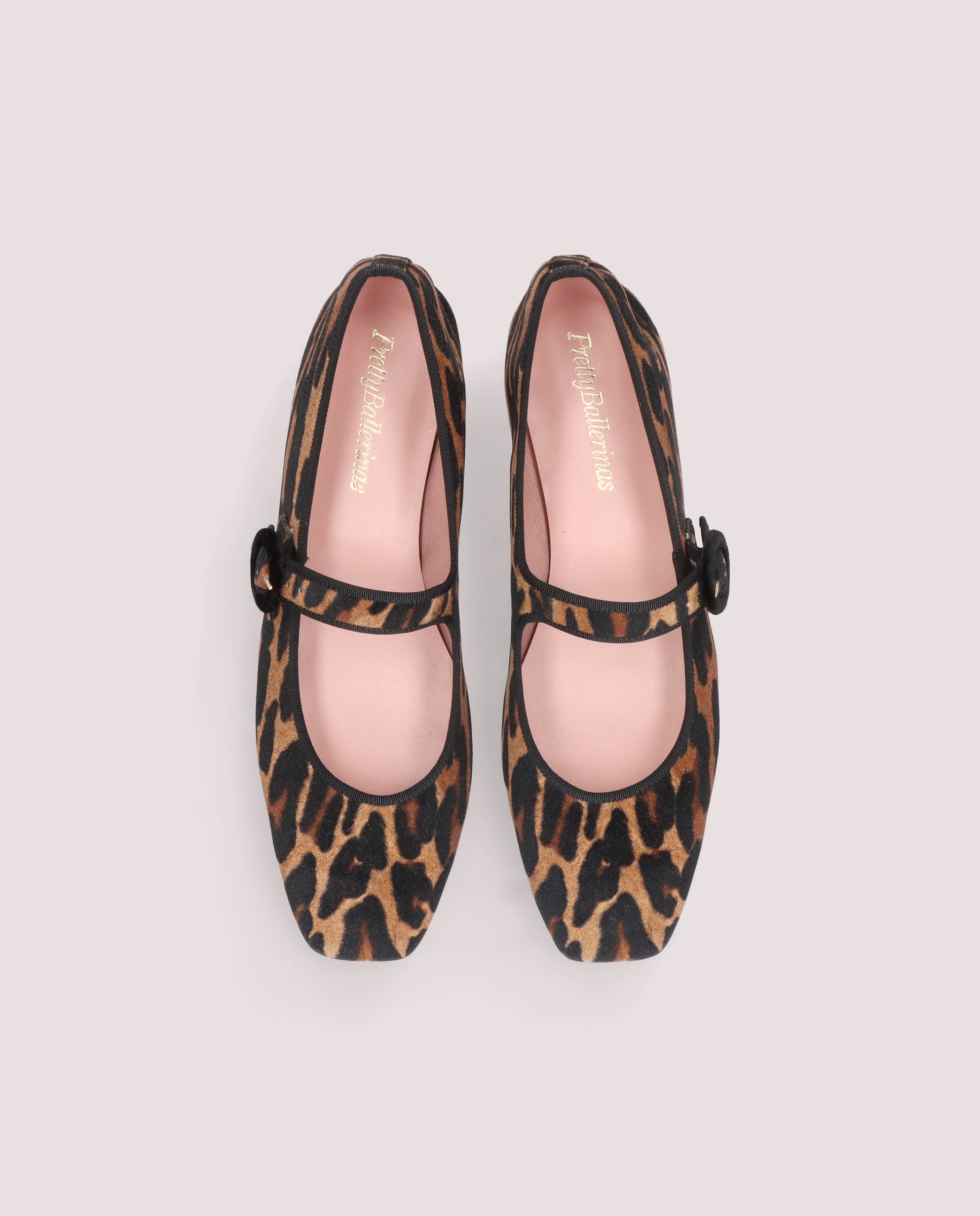 Camille Animal Print Ballerinas Fabrics