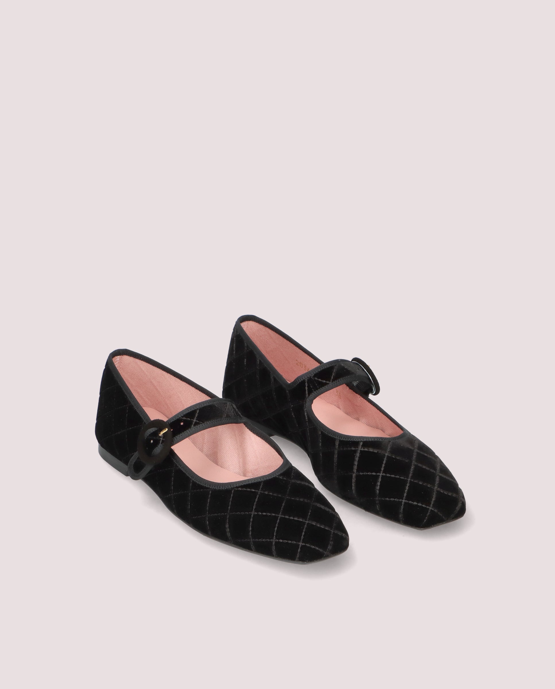 Camille Black Knitted Ballet Flats
