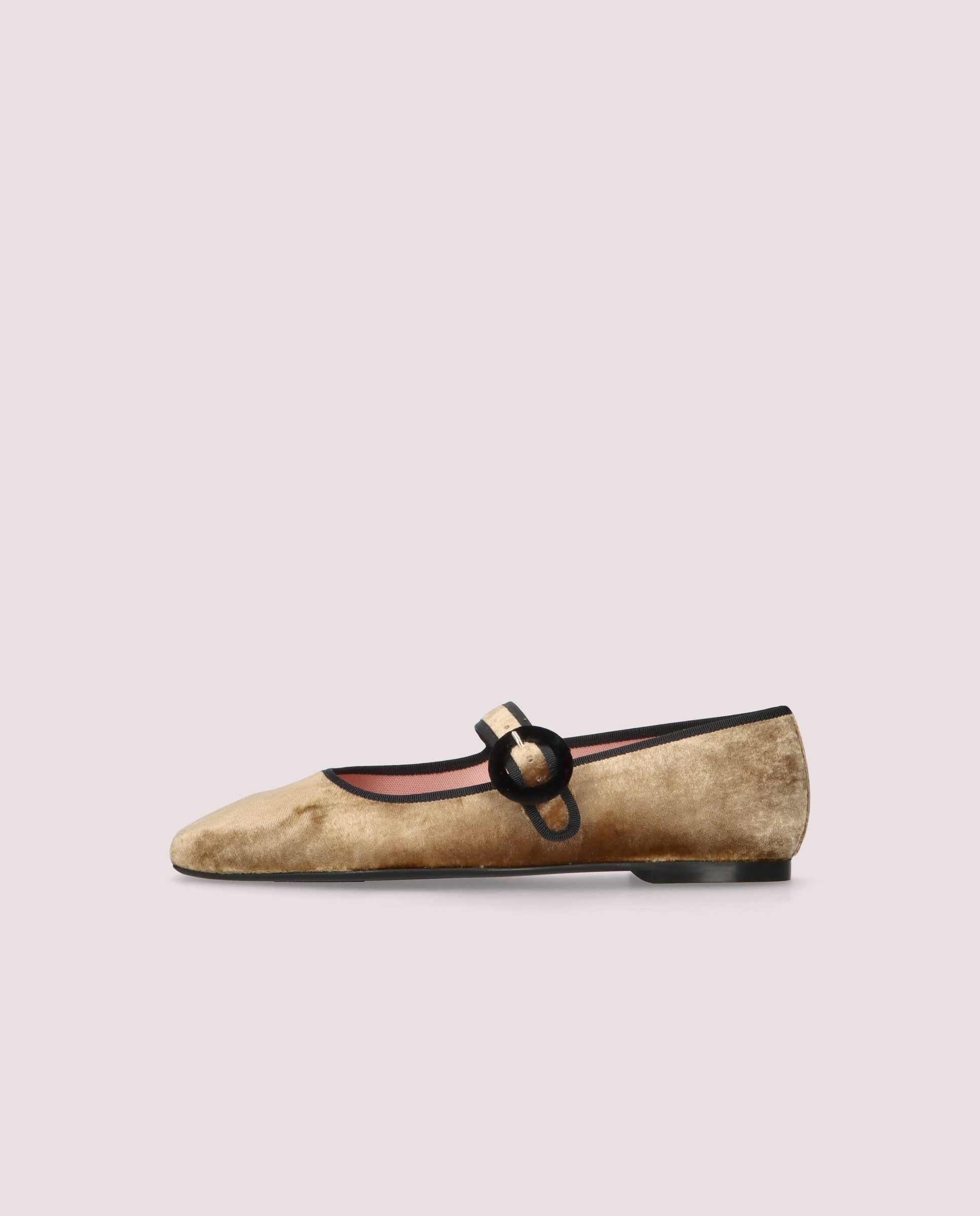 Camille Brown Knitted Ballet Flats