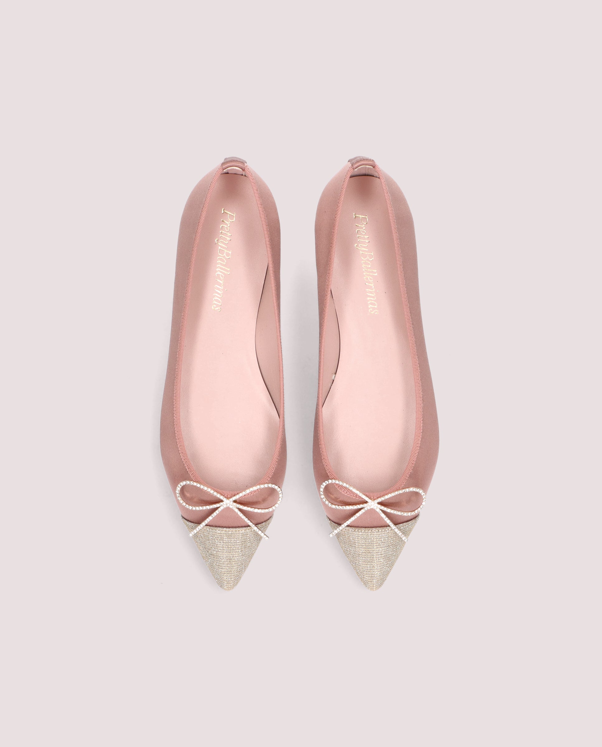 Ella Pink Knitted Ballerinas