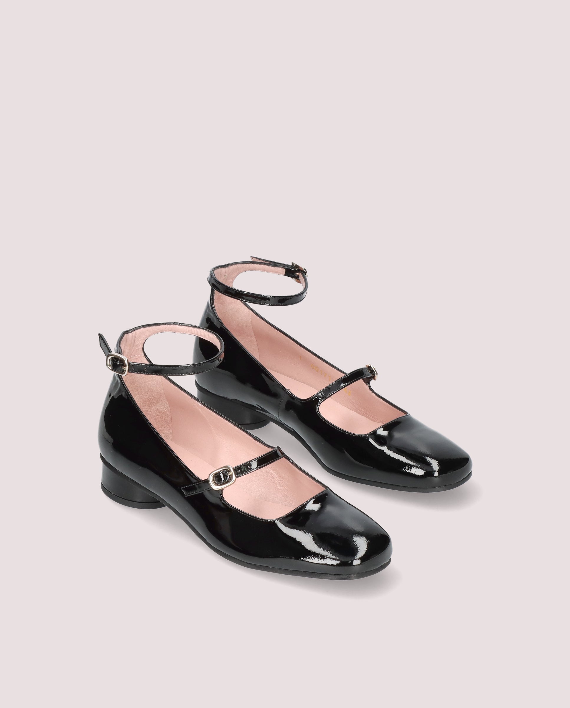 Odette Black Patent Leather Salon
