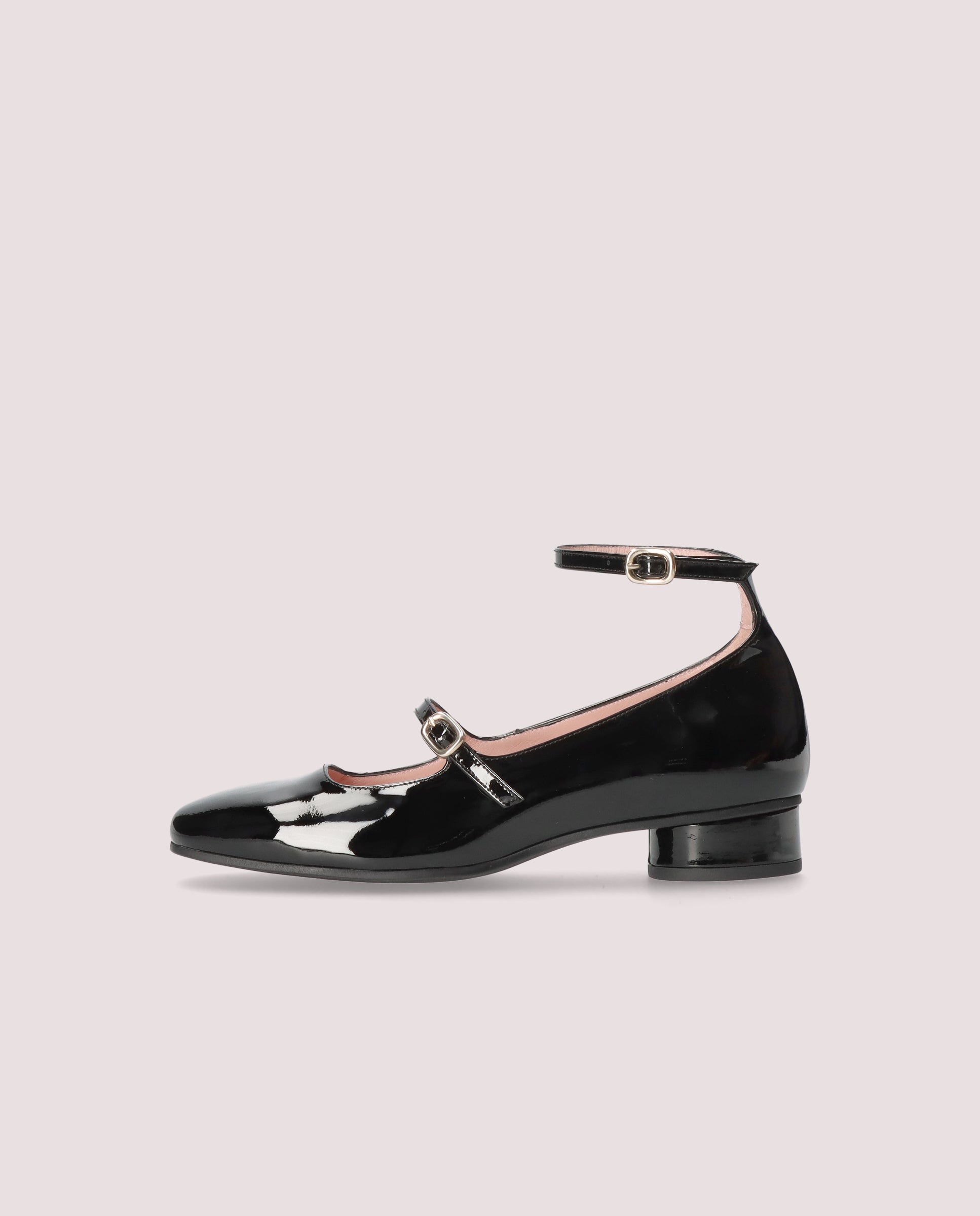 Odette Black Patent Leather Salon