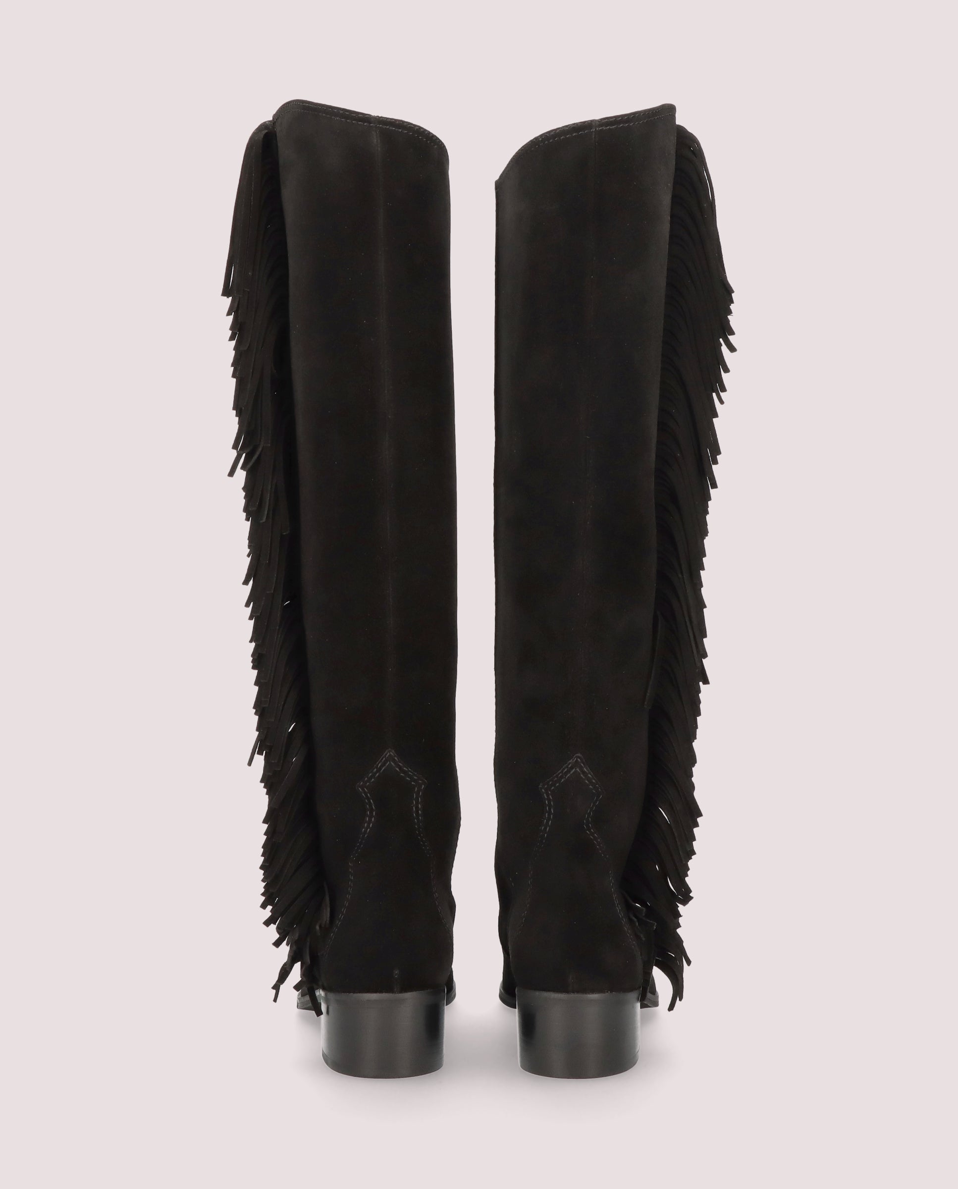Kendall Black Suede Boots