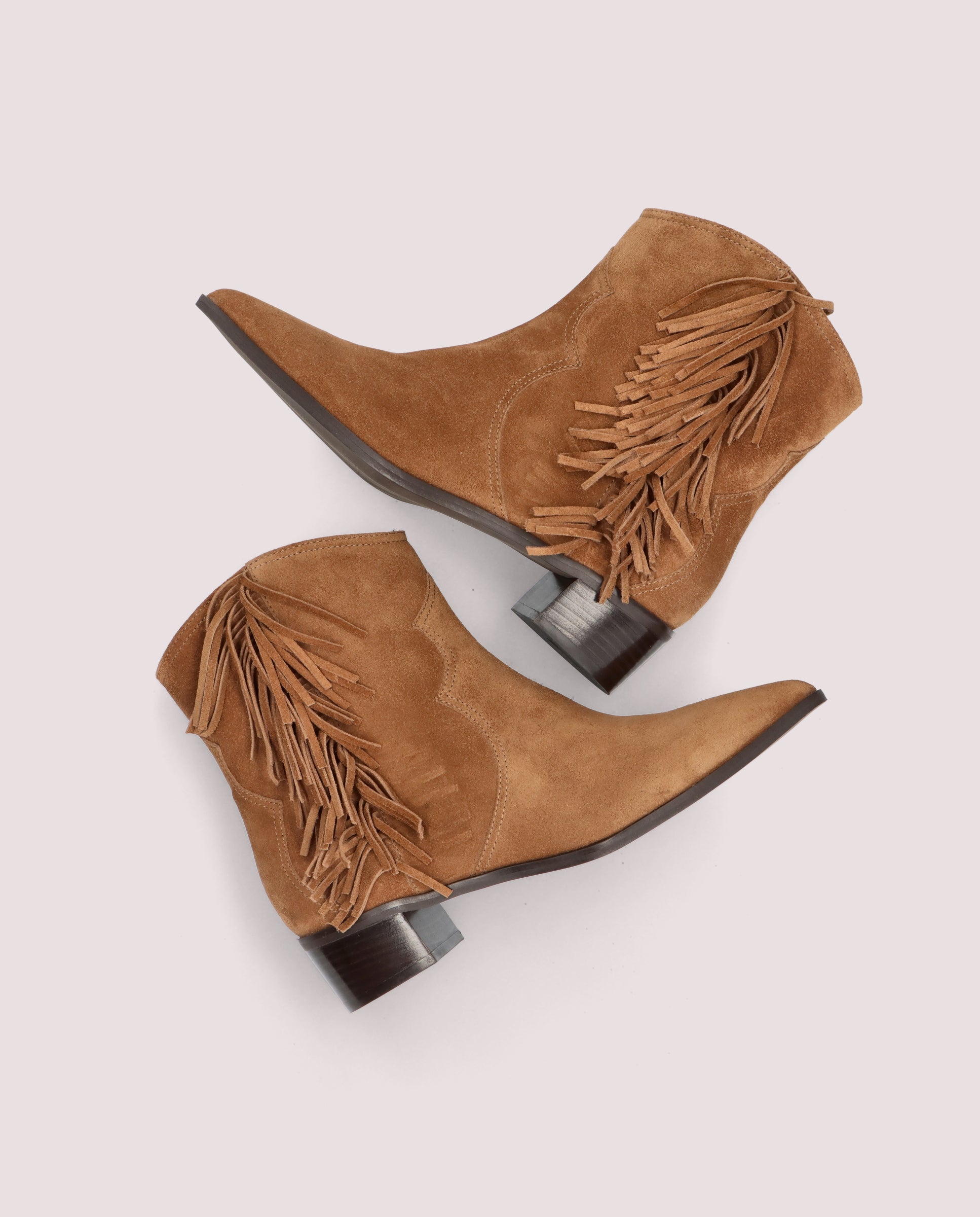 Kendall Brown Suede Ankle Boots