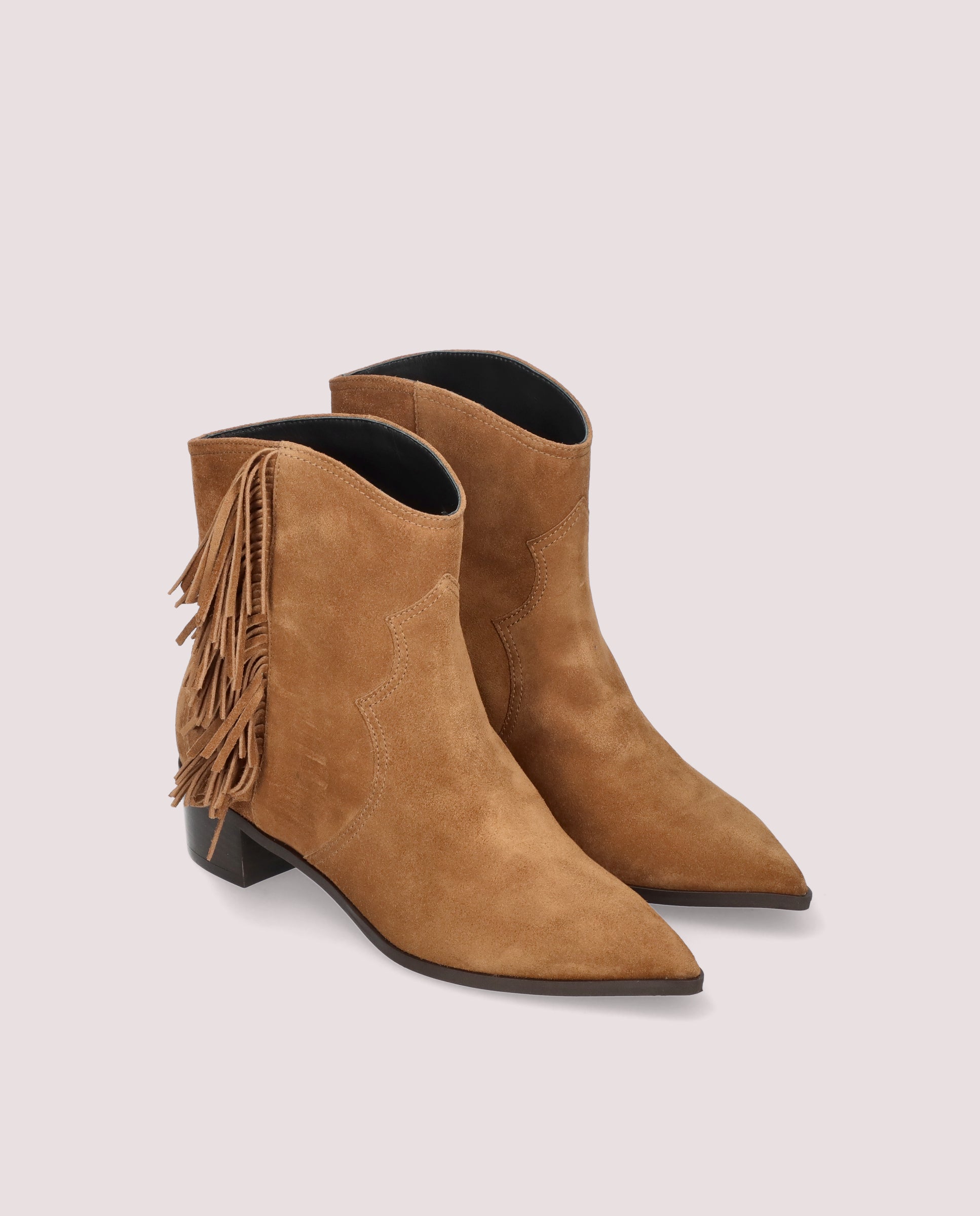 Kendall Brown Suede Ankle Boots