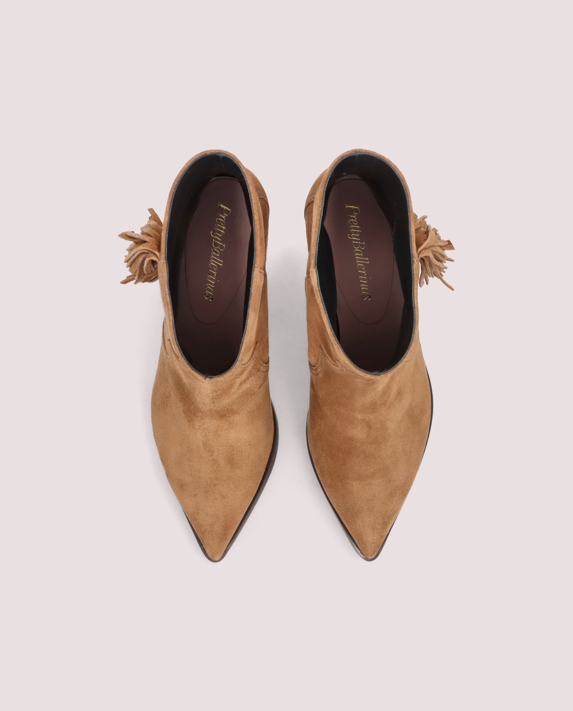 Kendall Brown Suede Ankle Boots